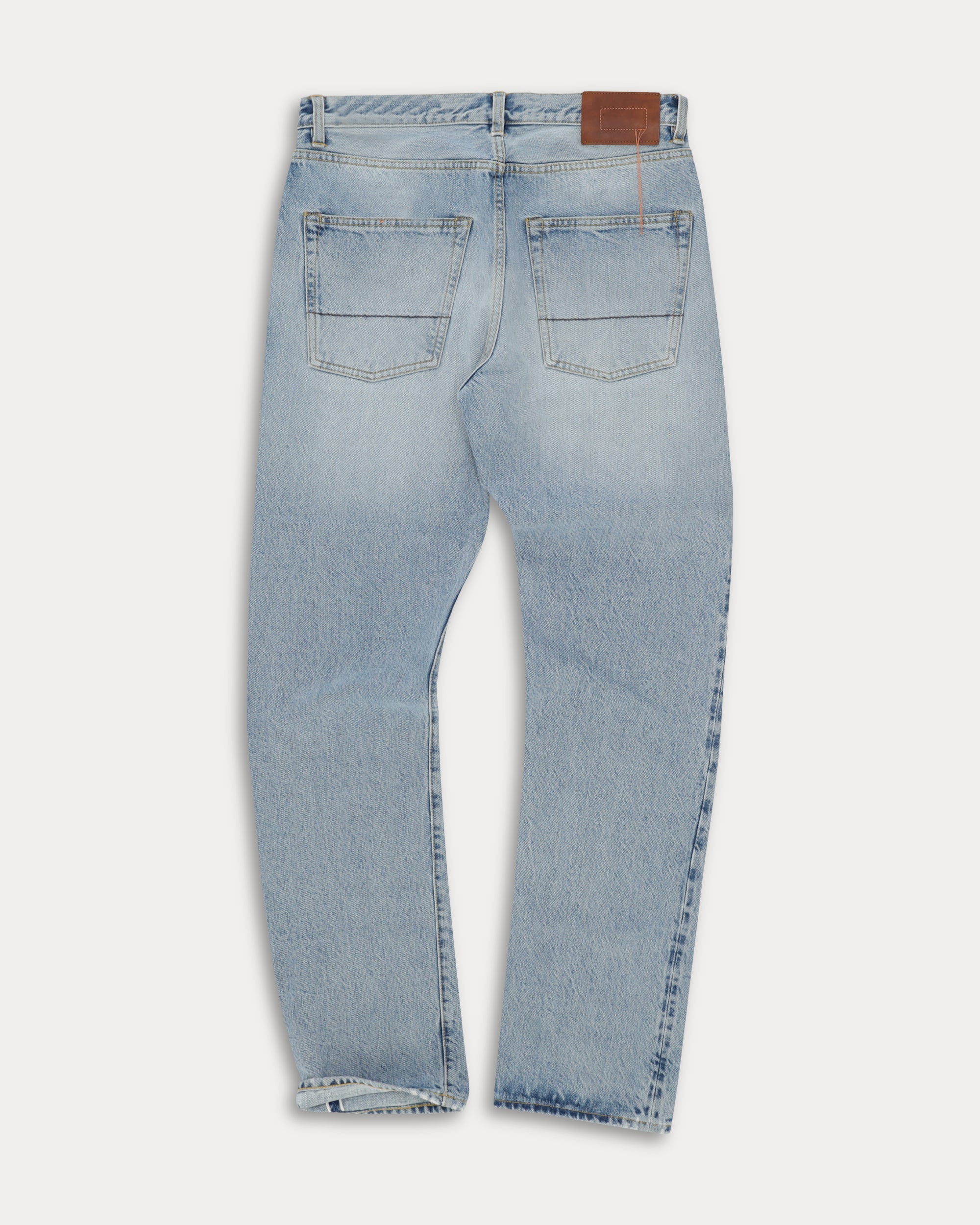 965 John Japan Denim Cimosato 5 Tasche Regular Fit Bleach Wash - L33''