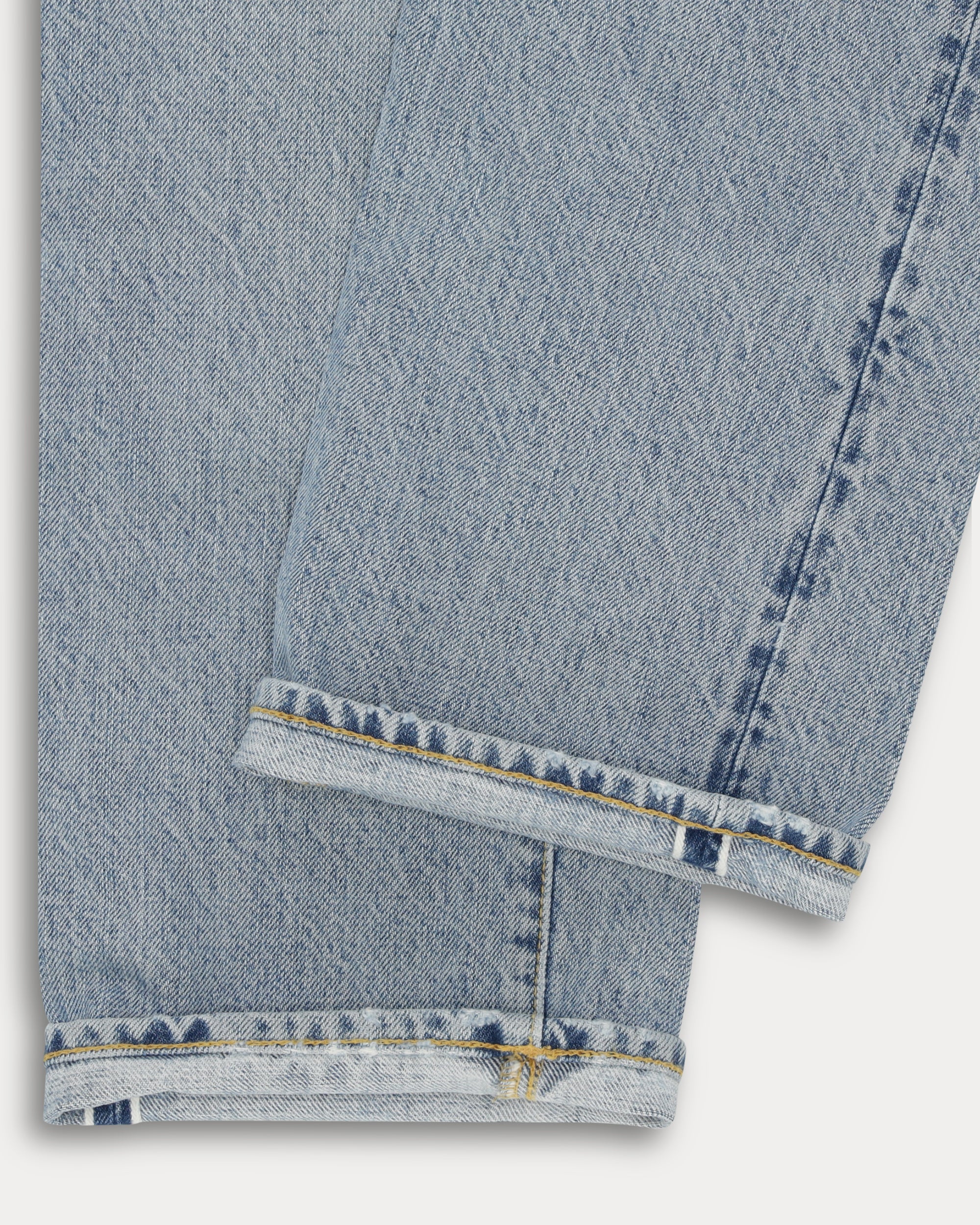 965 John Japan Denim Cimosato 5 Tasche Regular Fit Bleach Wash - L33''