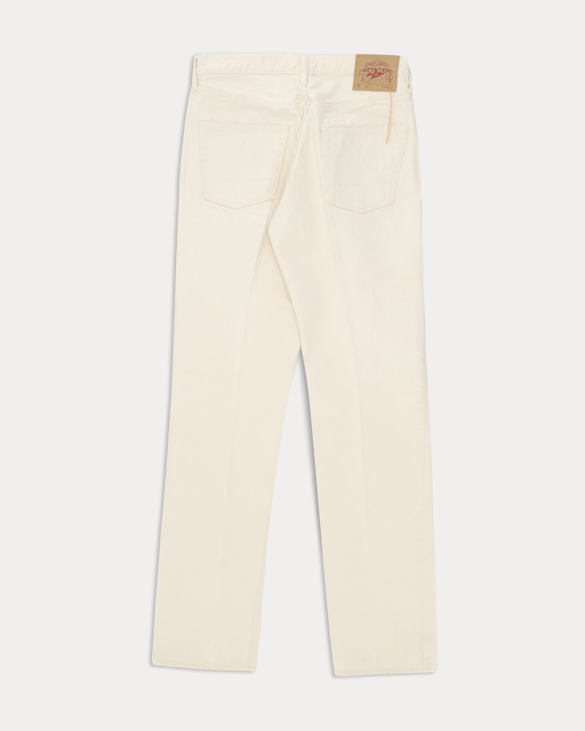 992 Johnny Japan Denim Cimosato Ecrù 5 Tasche a Vita Alta - L33''