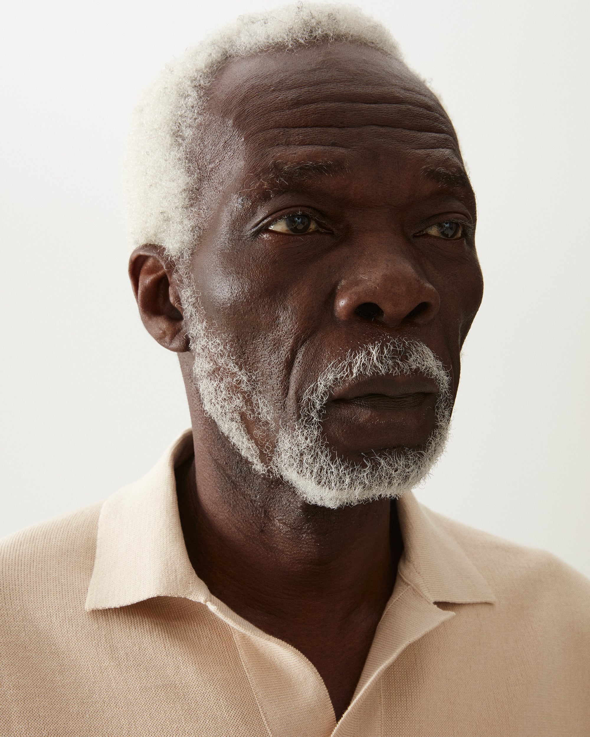 Adrien Cotton Knit V-Neck Polo