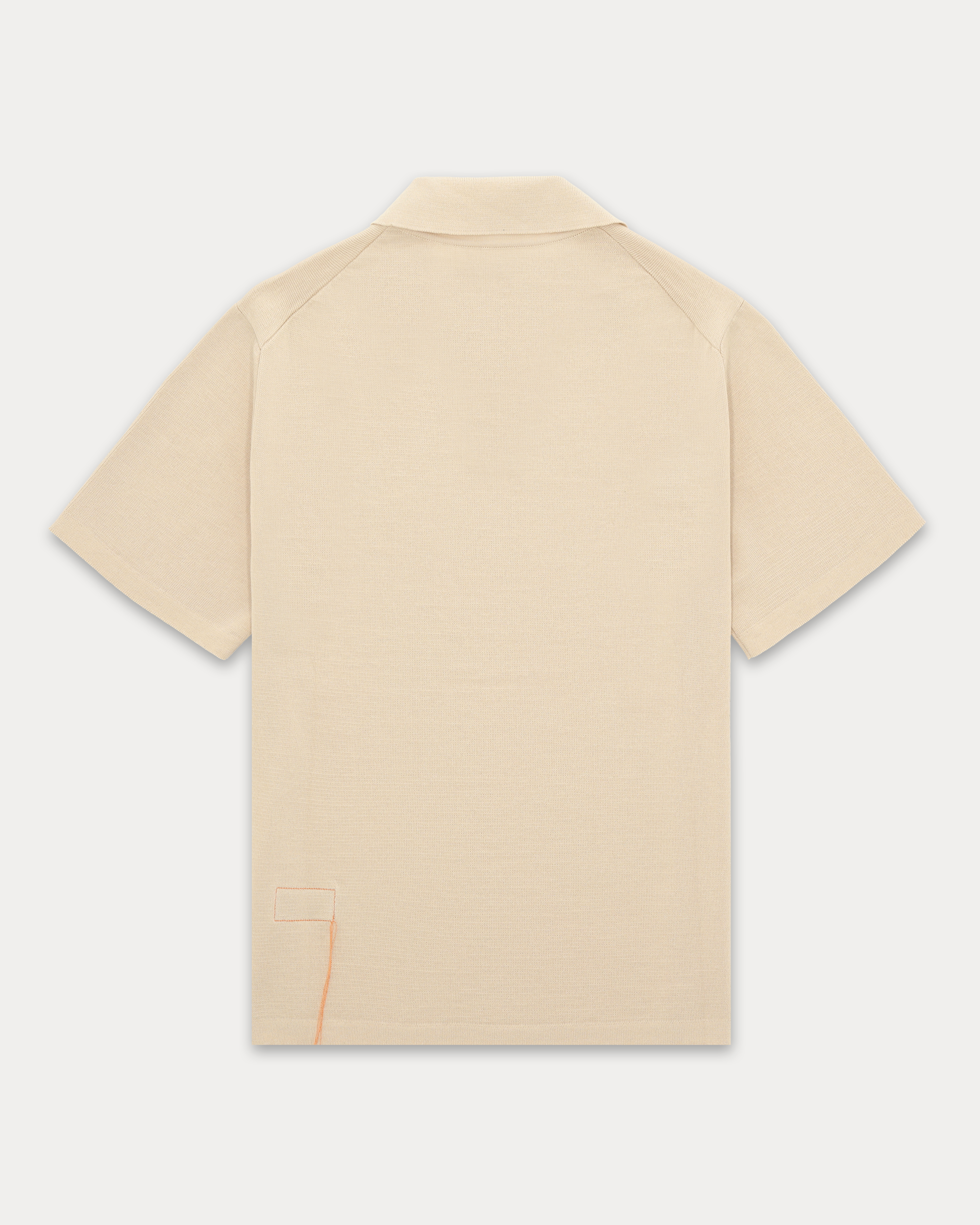 Adrien Cotton Knit V-Neck Polo