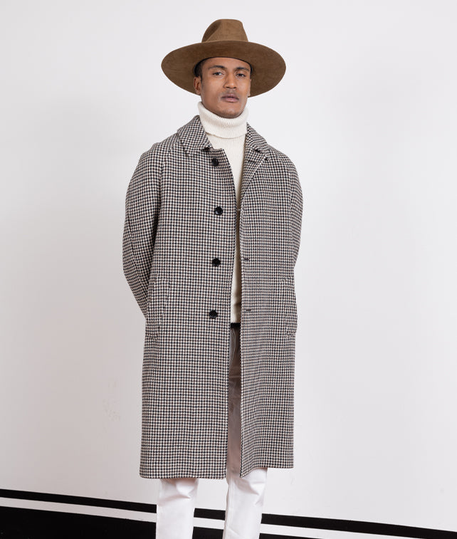 Alessandro Cappotto Doppiopetto In Misto Lana