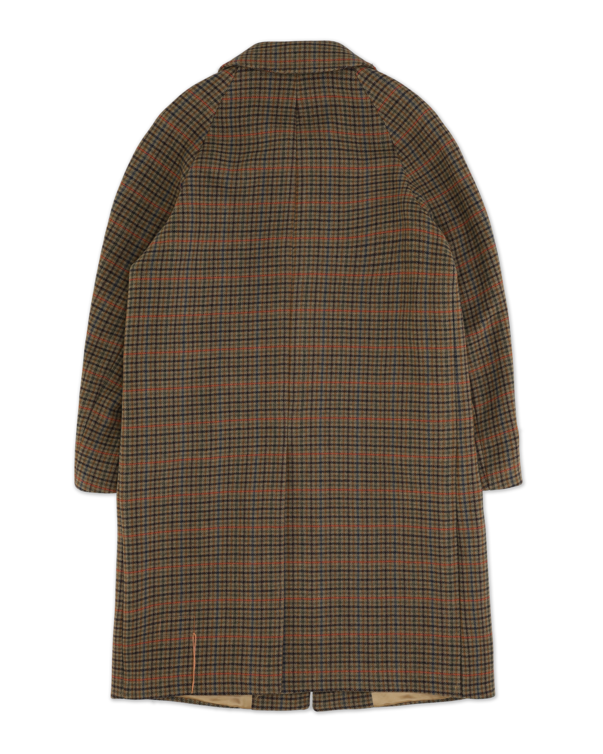 Alessandro Cappotto Monopetto In Misto Lana a Quadri