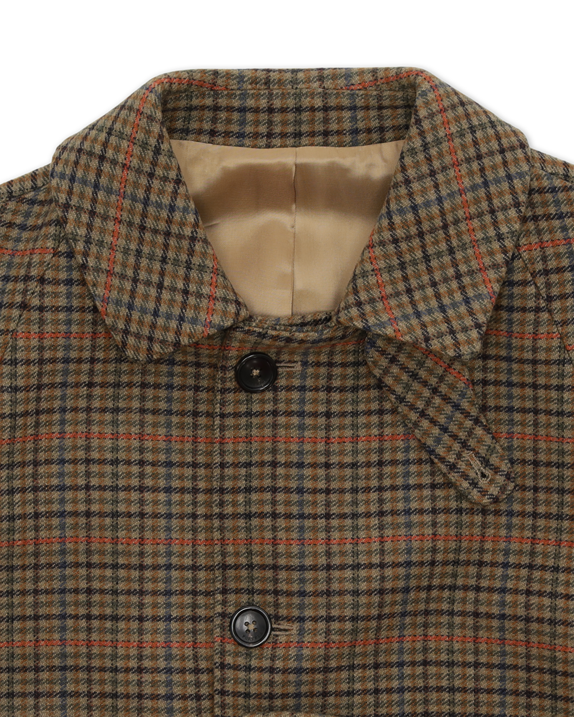 Alessandro Cappotto Monopetto In Misto Lana a Quadri