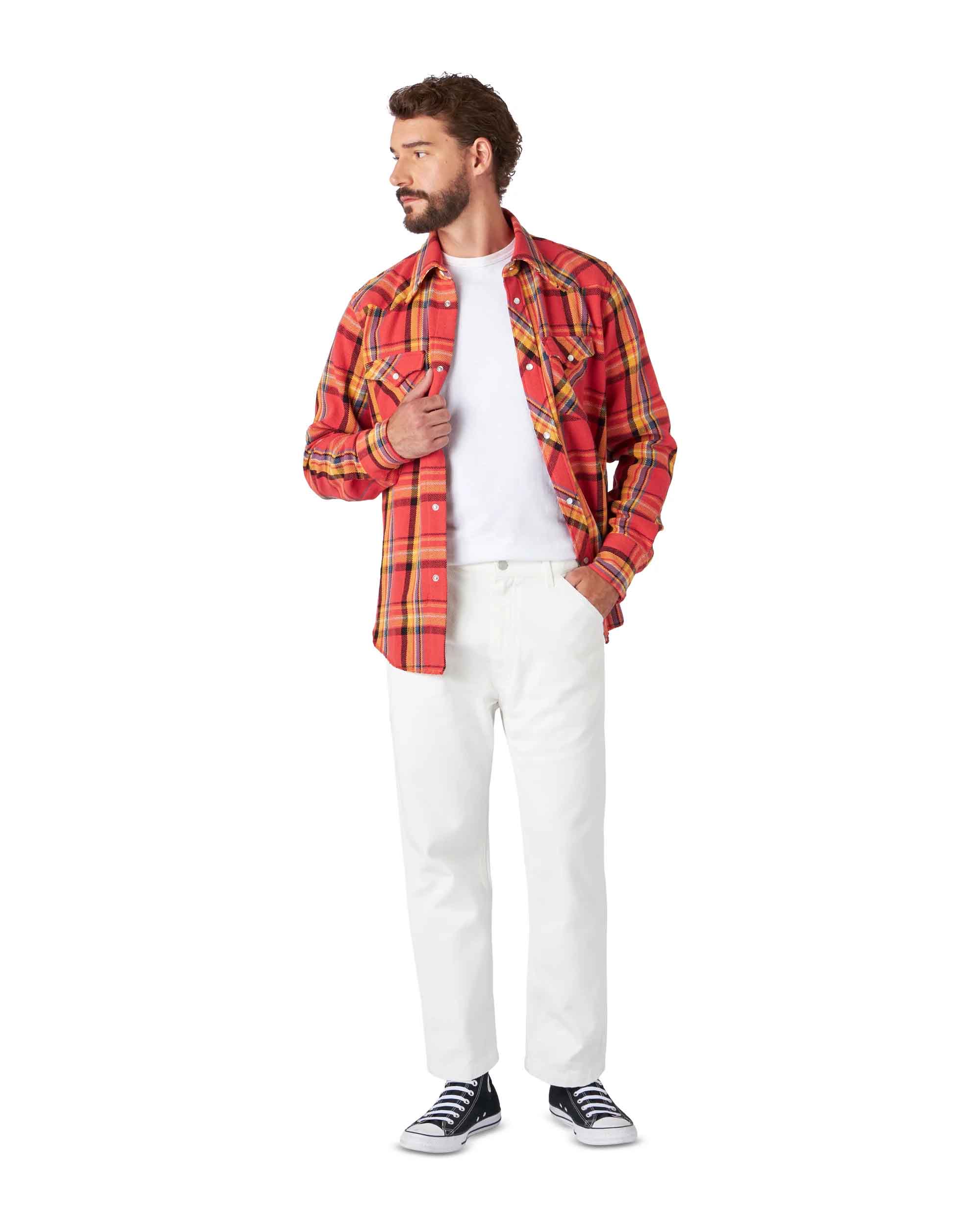 Allen Pantaloni "Workwear" in Twill di Cotone