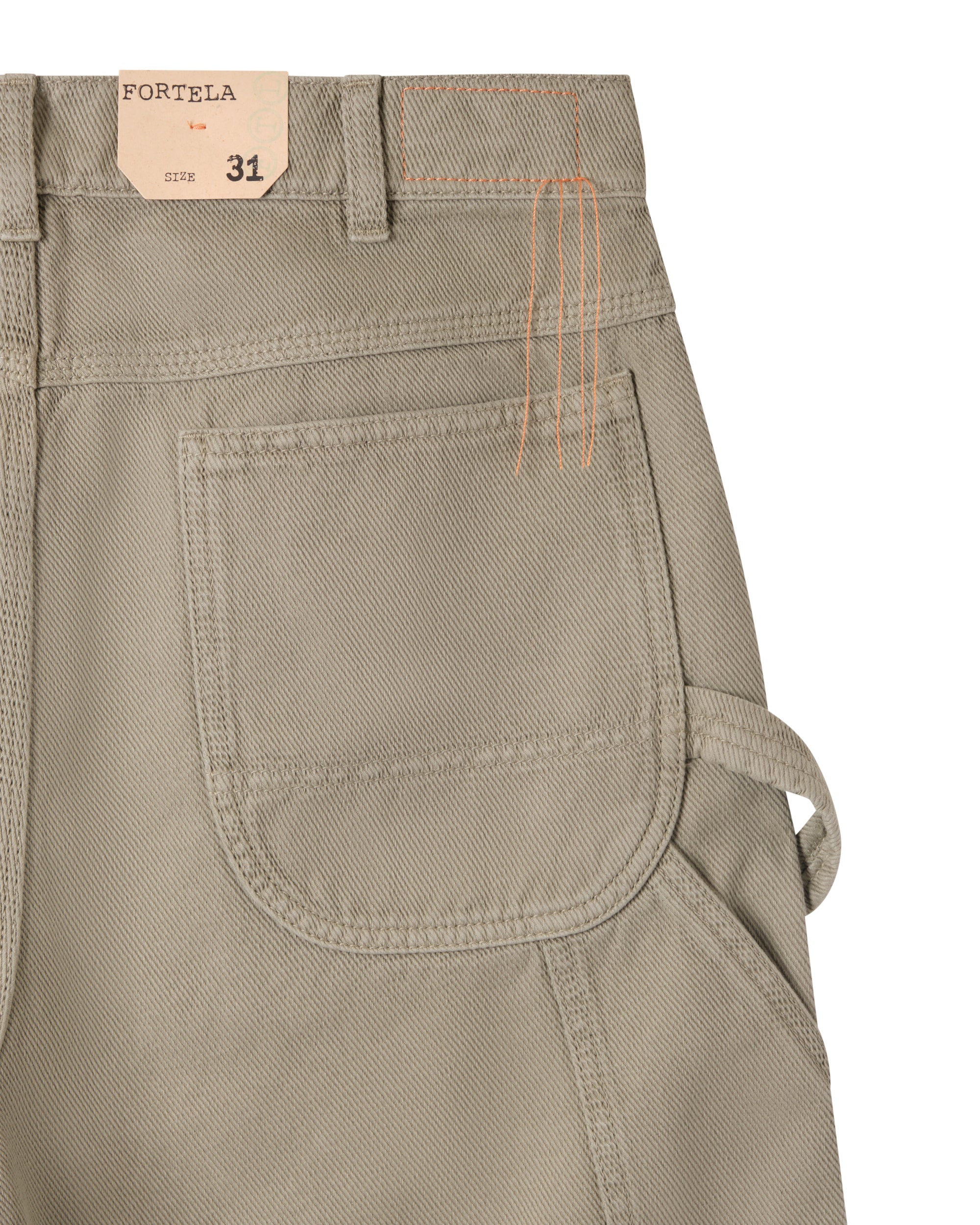 Allen Pantaloni "Workwear" in Twill di Cotone