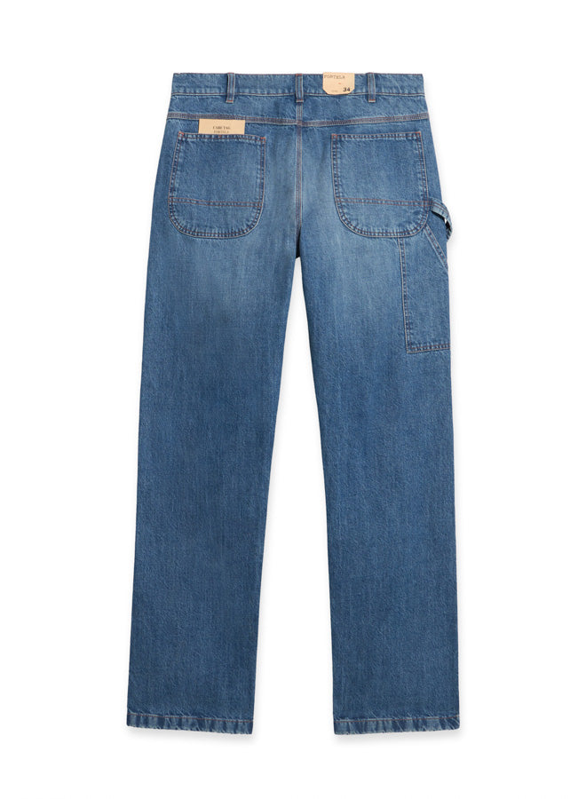 Allen Trousers Workwear Denim Stone Wash