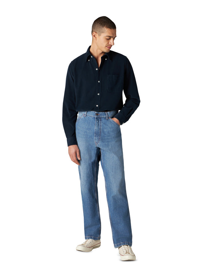 Allen Pantaloni Workwear in Denim Stone Wash