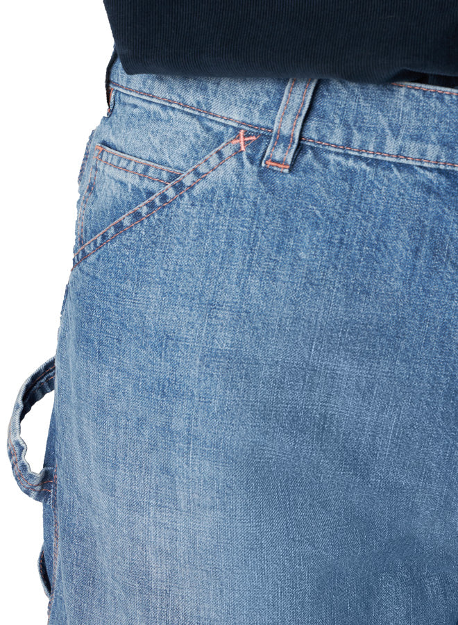 Allen Pantaloni Workwear in Denim Stone Wash