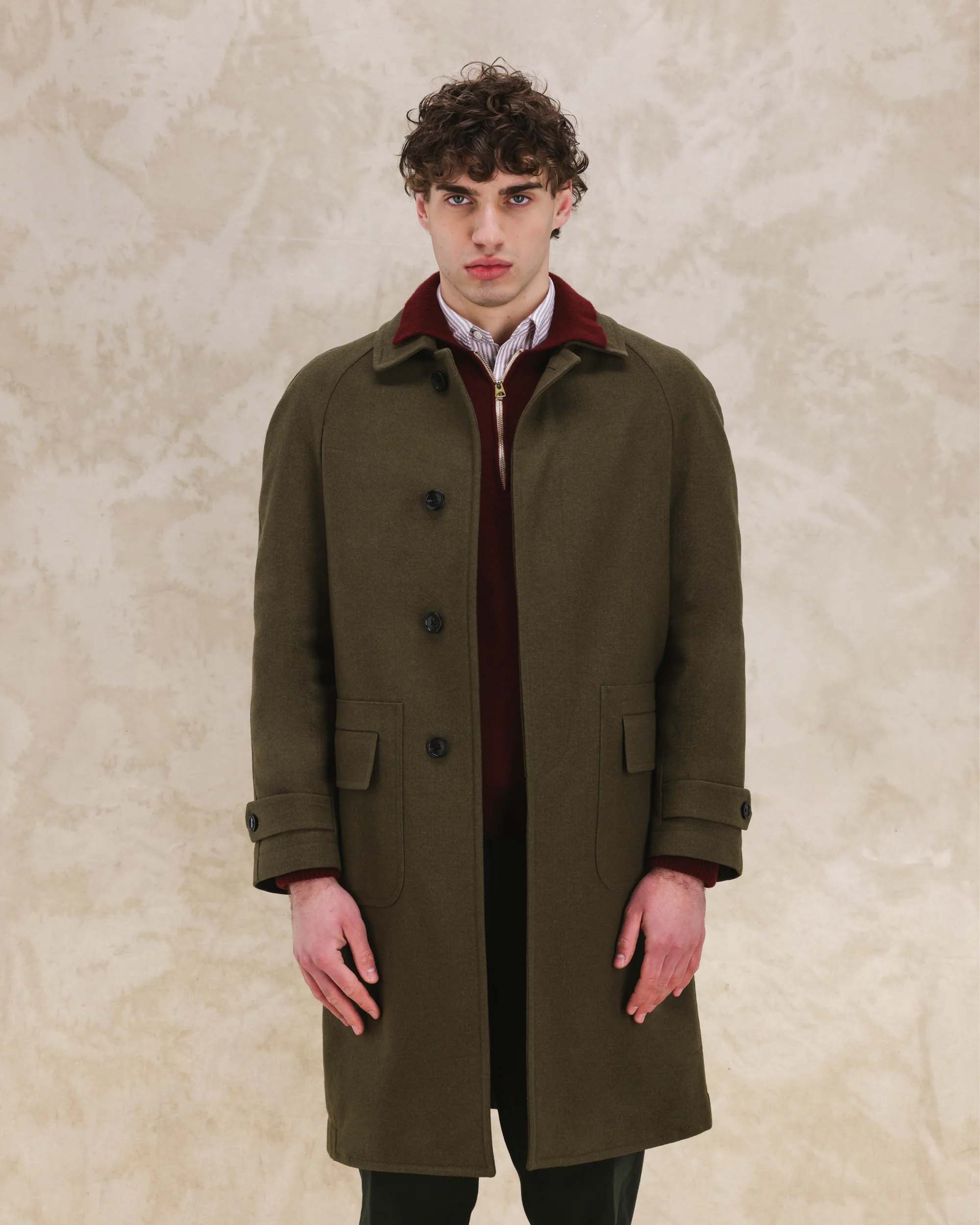 Amedeo Cappotto Monopetto in Lana
