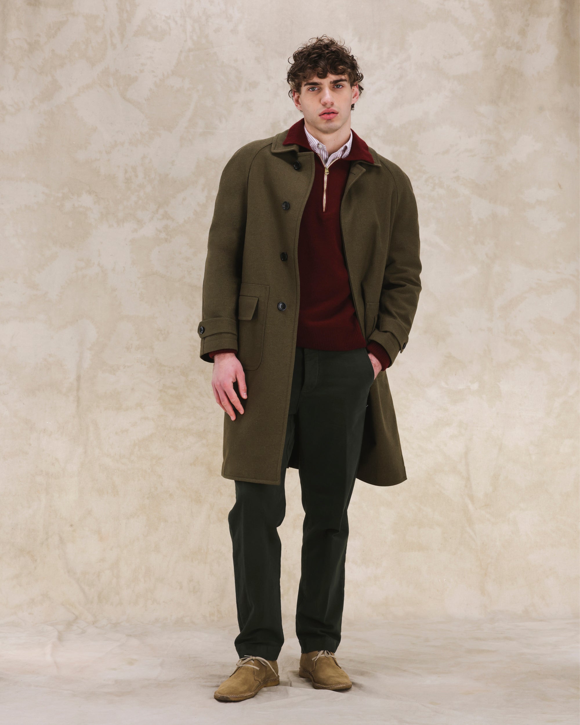 Amedeo Cappotto Monopetto in Lana