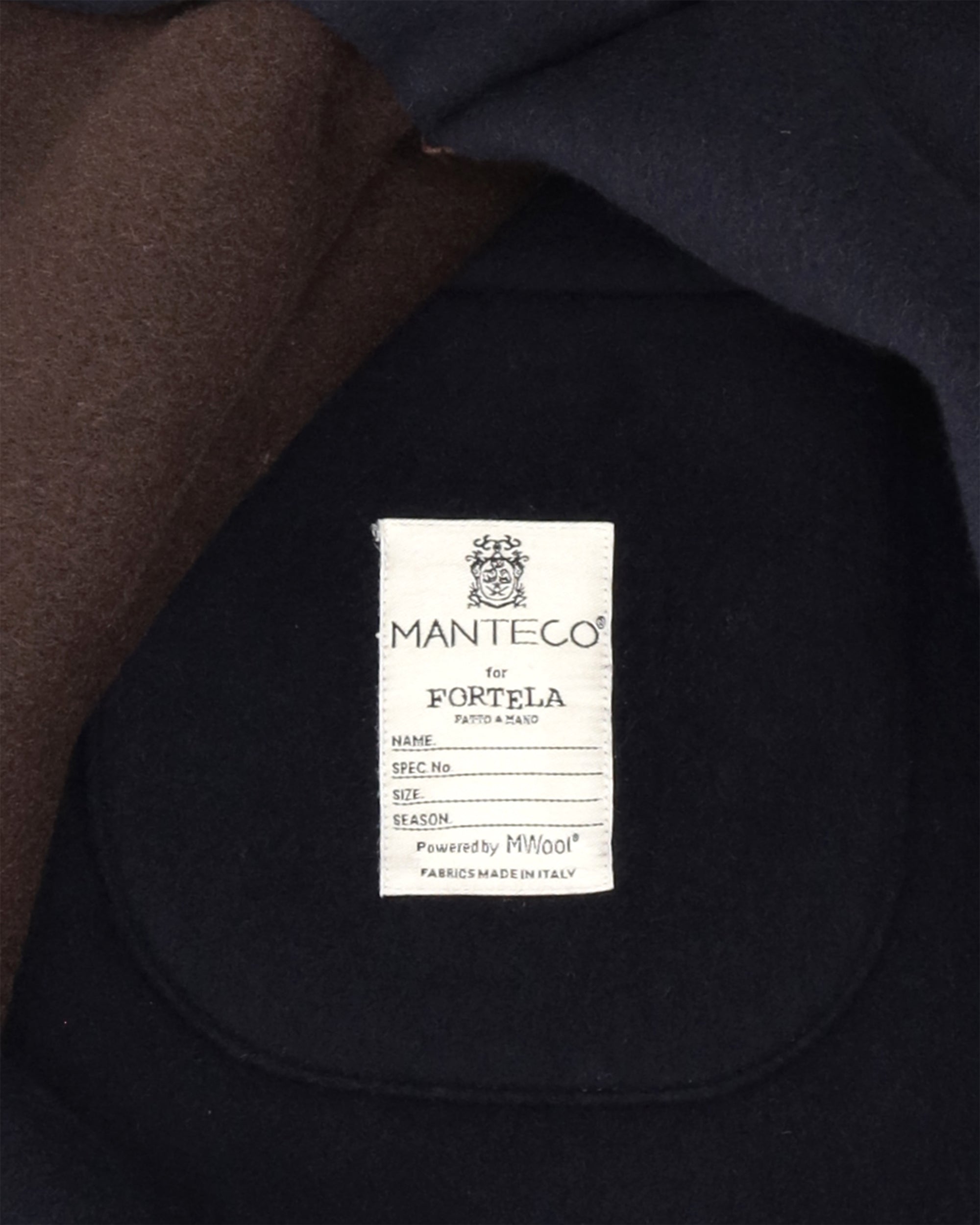 Amedeo Cappotto Monopetto in Lana