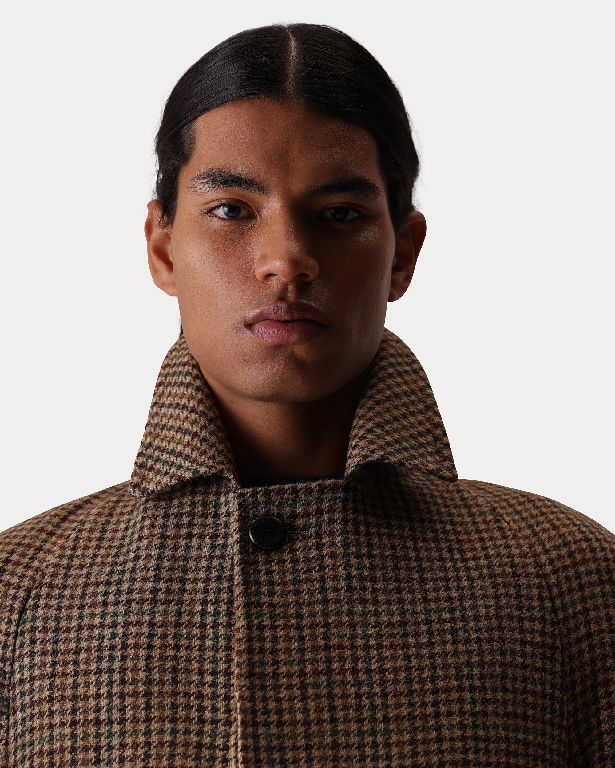 Amedeo Single-Breasted Tweed Coat