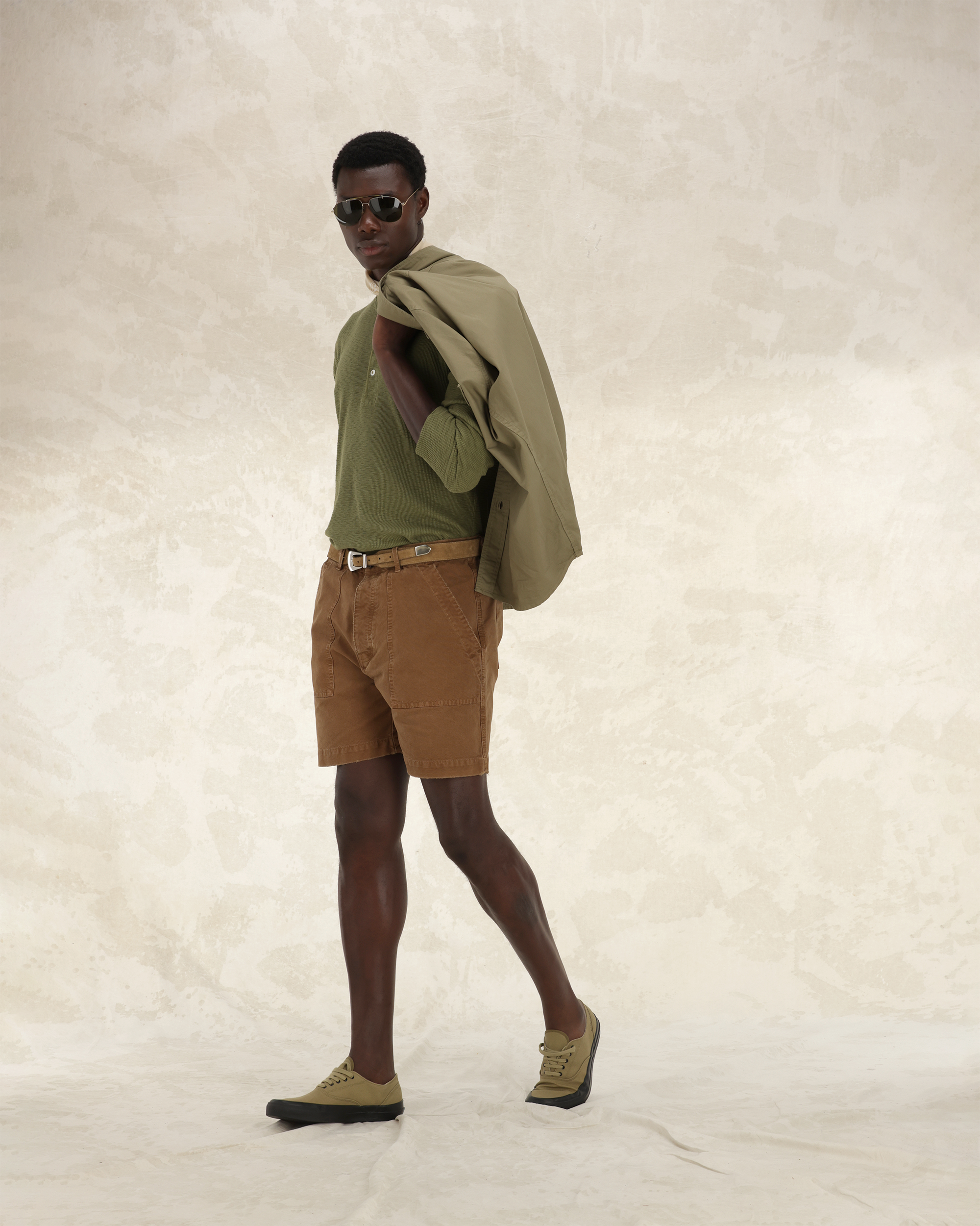 Amish Knit Henley Waffle