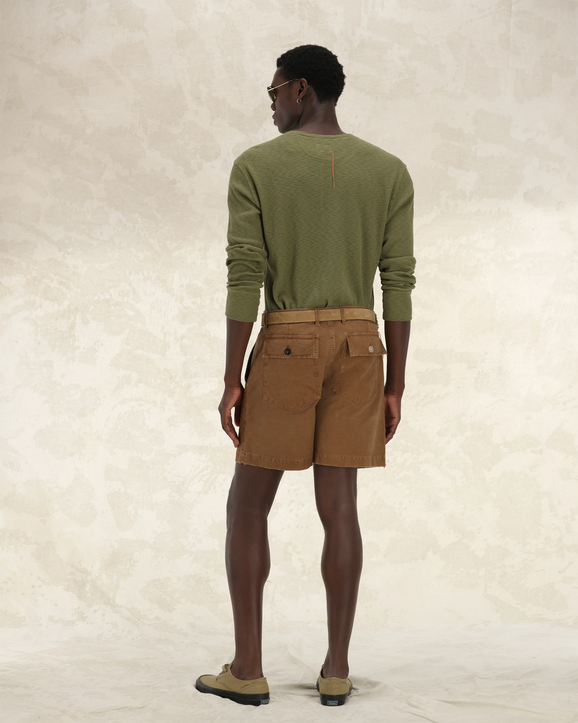 Amish Knit Henley Waffle