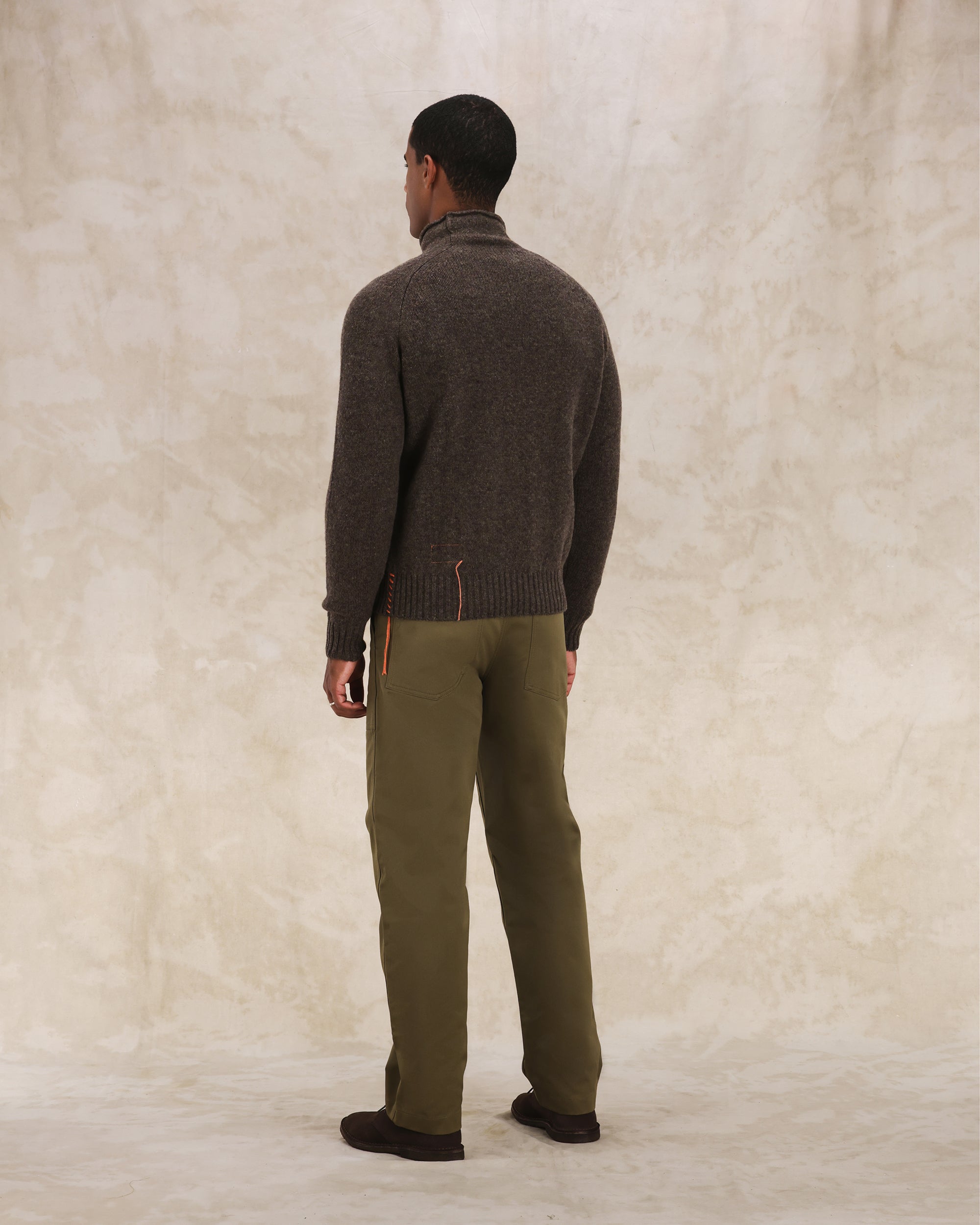 Andrew Merino Wool High Neck Sweater