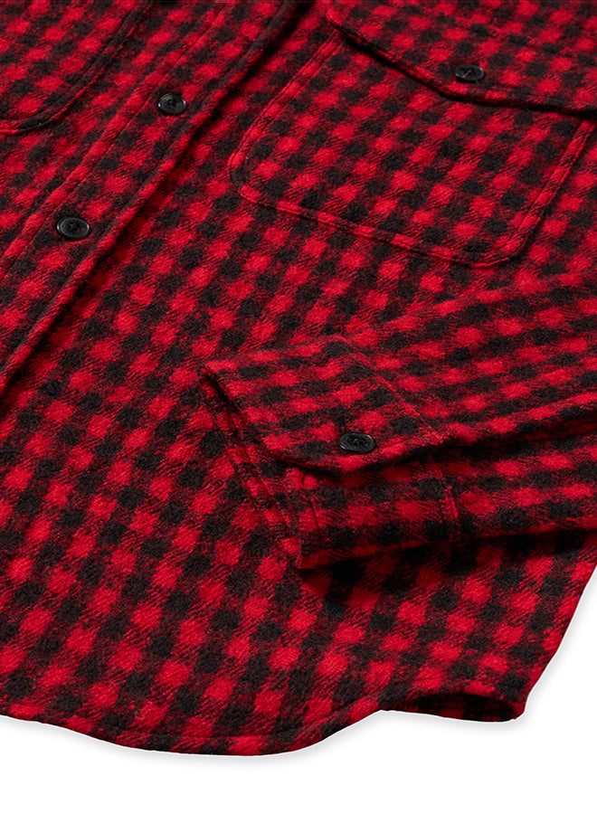 Anker Camicia In Lana A Quadri Con Tasche