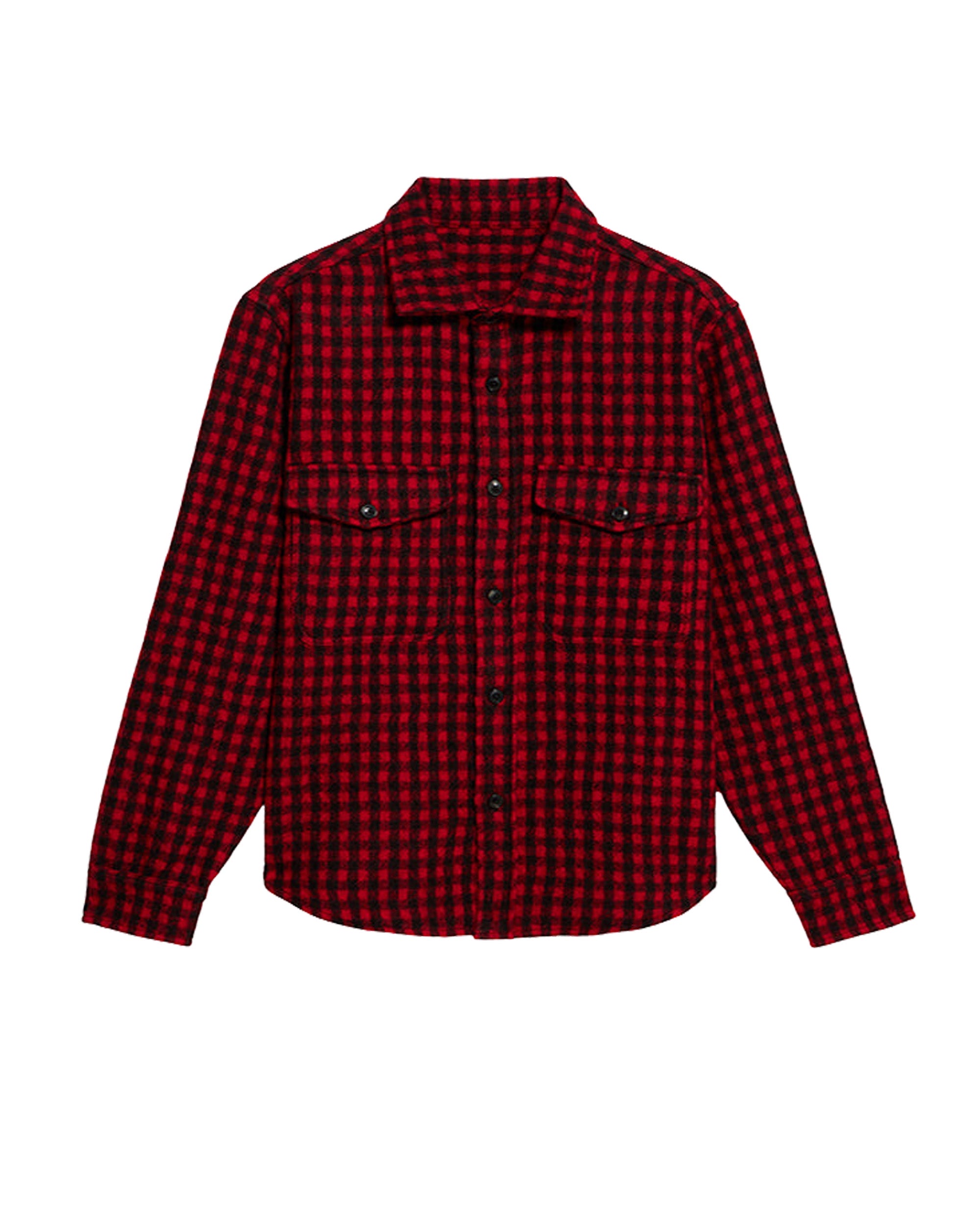 Anker Camicia In Lana A Quadri Con Tasche