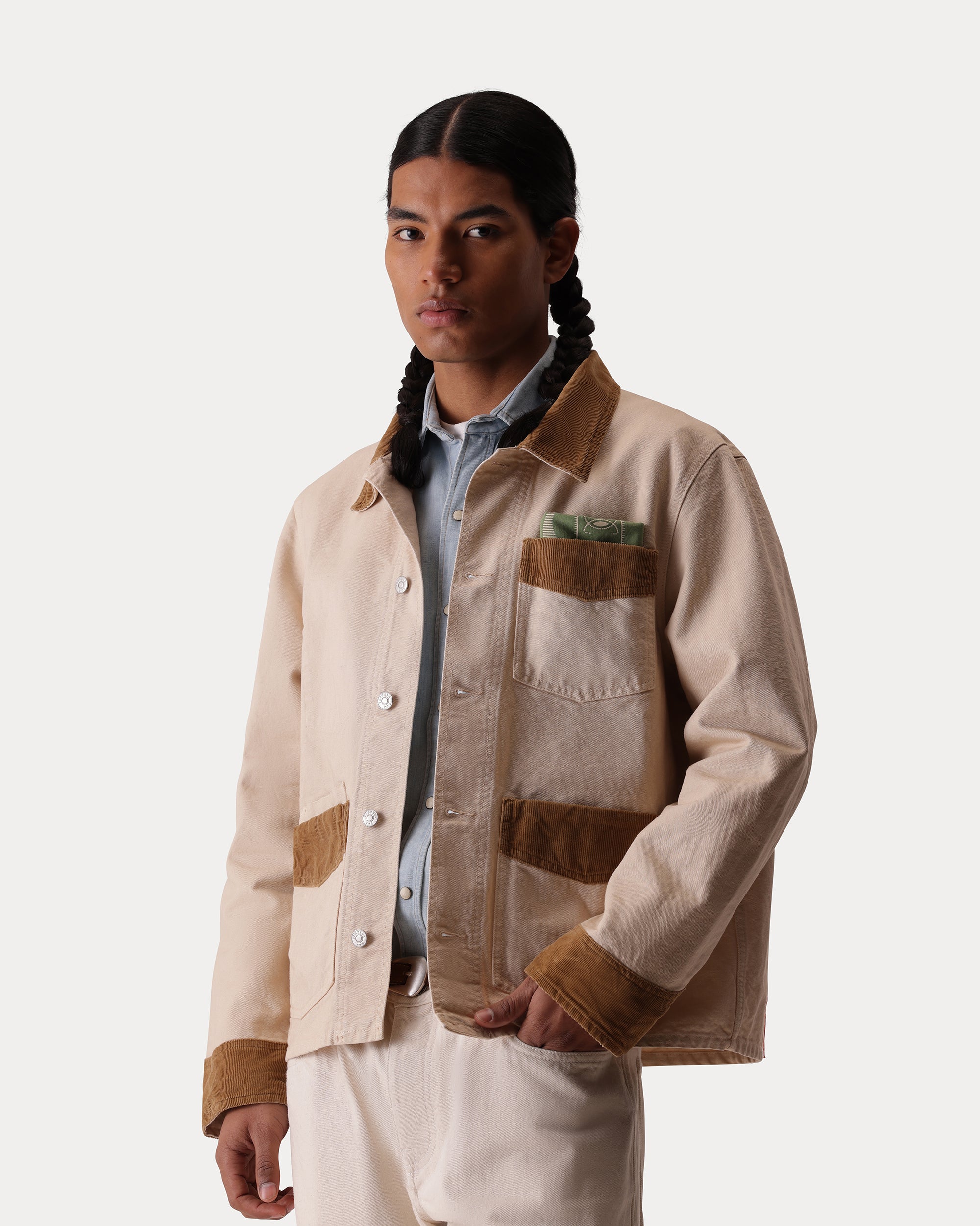 Arapaho Giacca in Canvas di Cotone