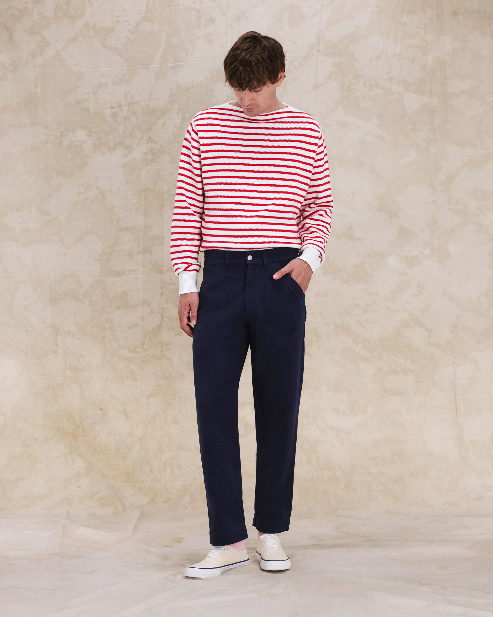 Area Pantaloni in Twill di Cotone