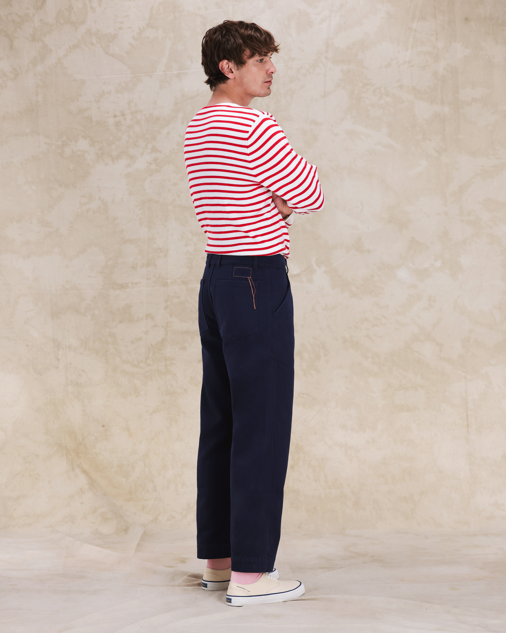 Area Pantaloni in Twill di Cotone