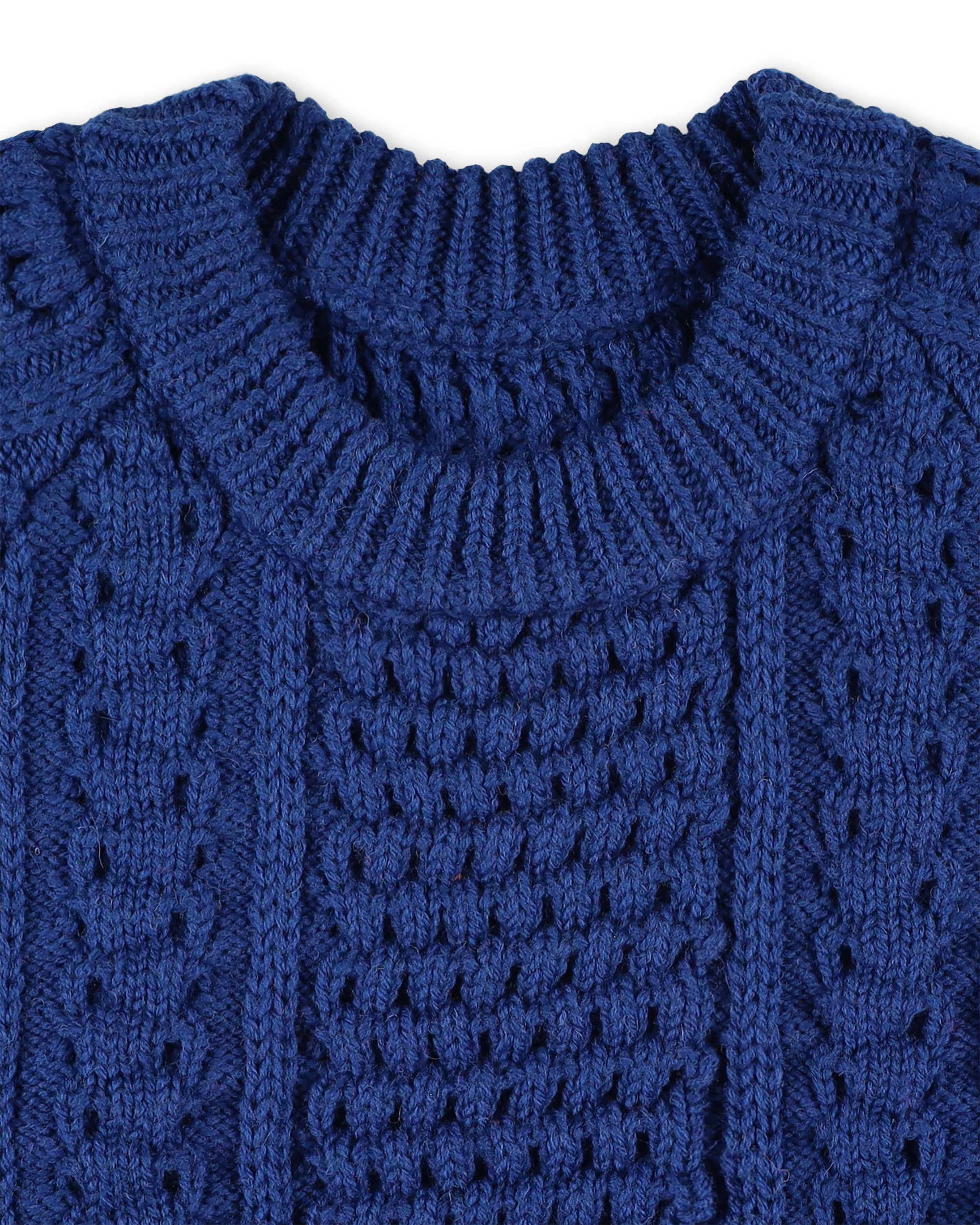 Aston Cable Knit Wool Crewneck Sweater