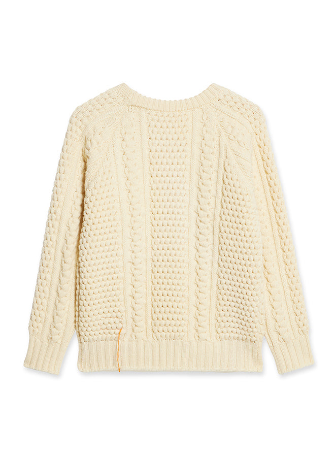 Aston Maglione Girocollo in Lana Intrecciata