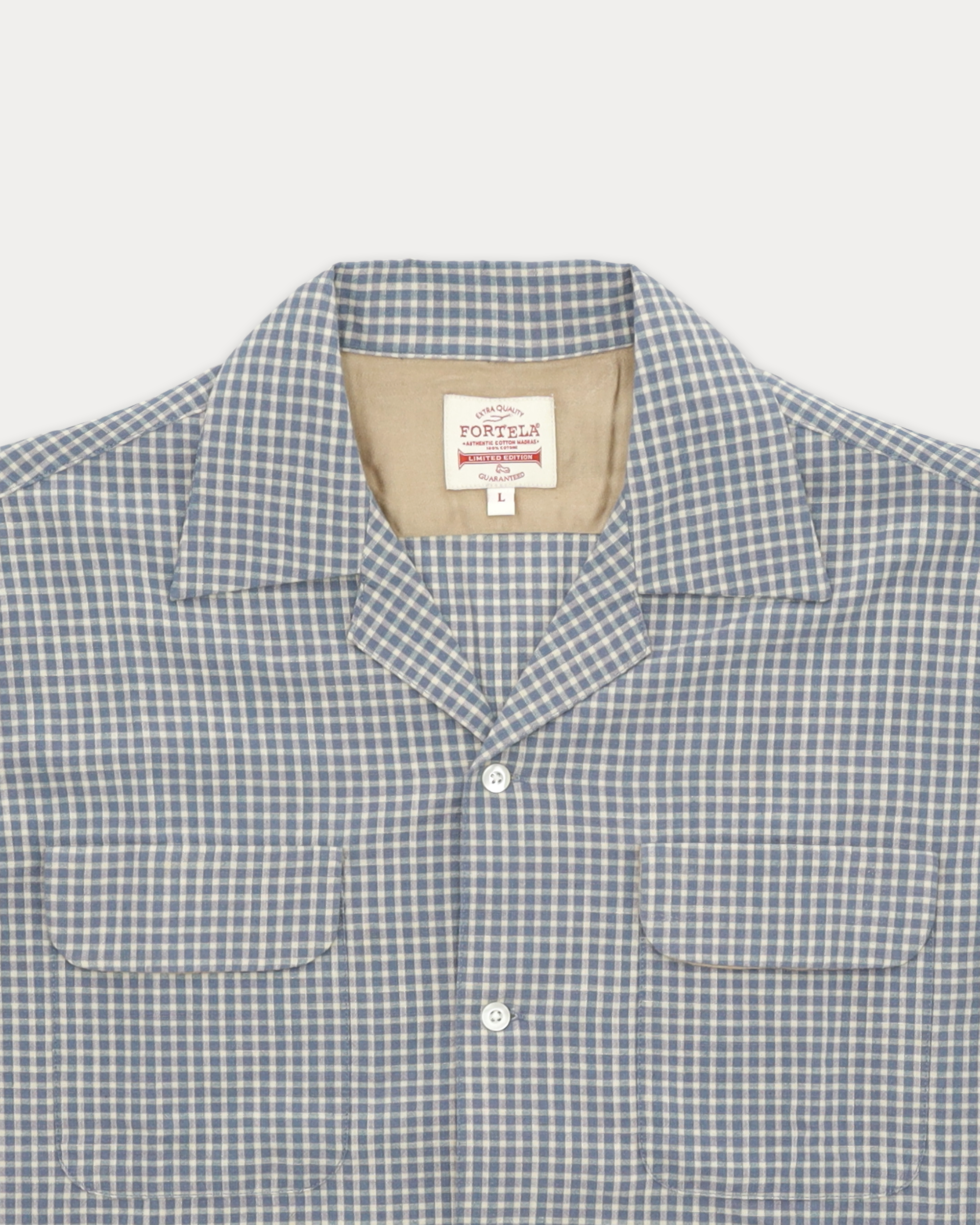 Baker Camicia Bowling In Cotone Vichy