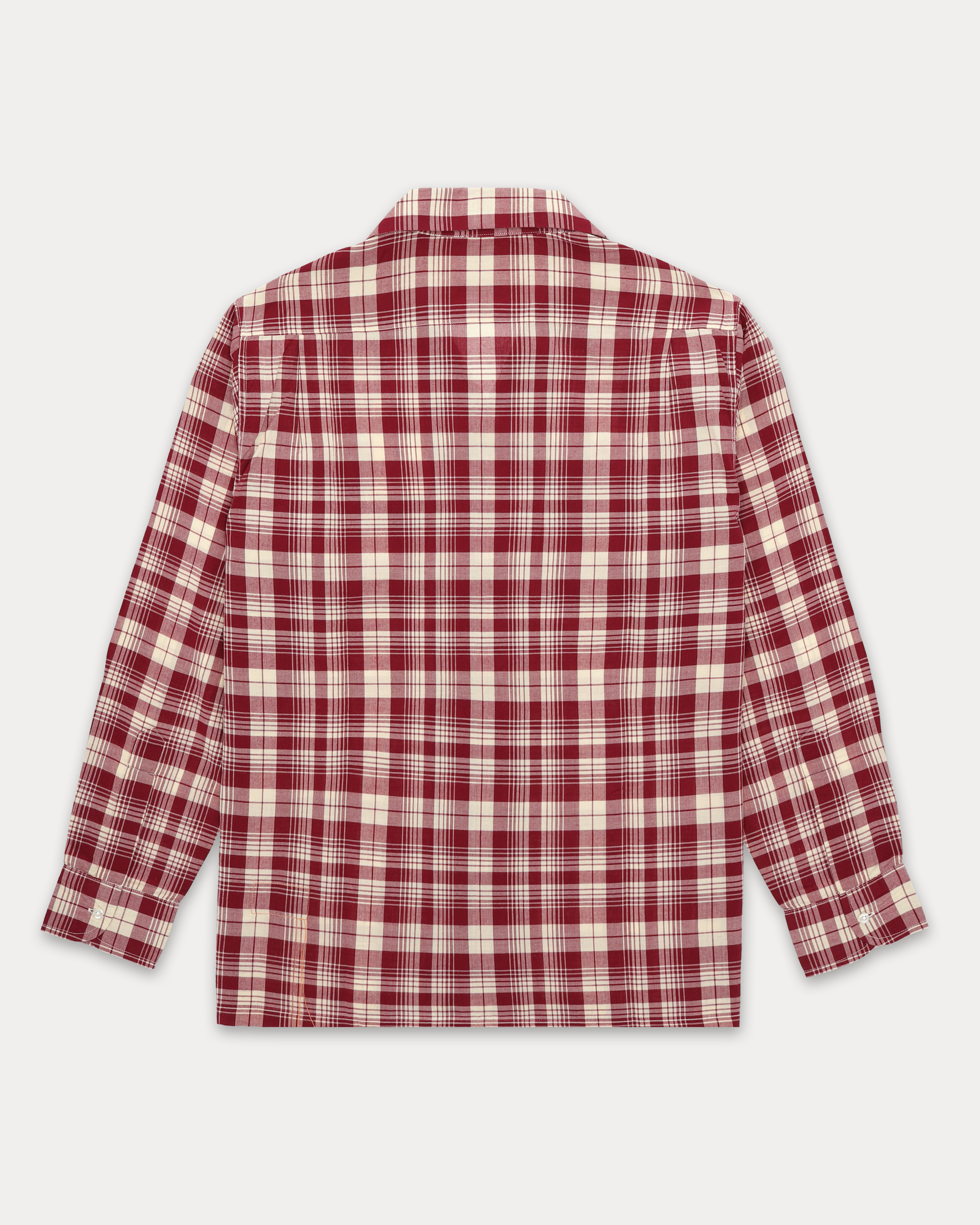 Baker Checkered Cotton Bowling Shirt
