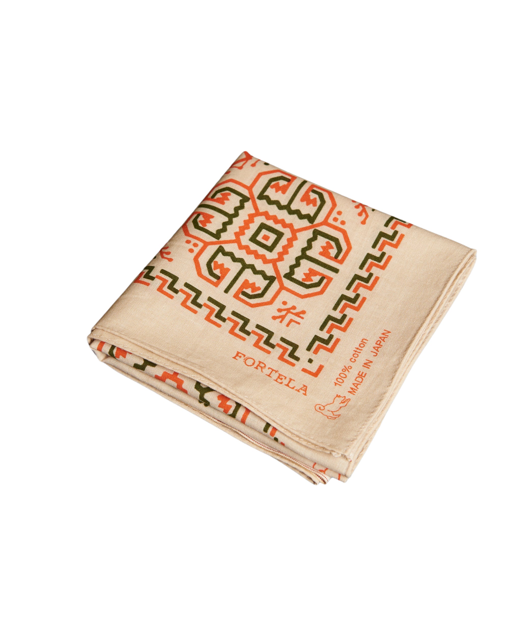 Bandana In Cotone con Stampa "Ikara"