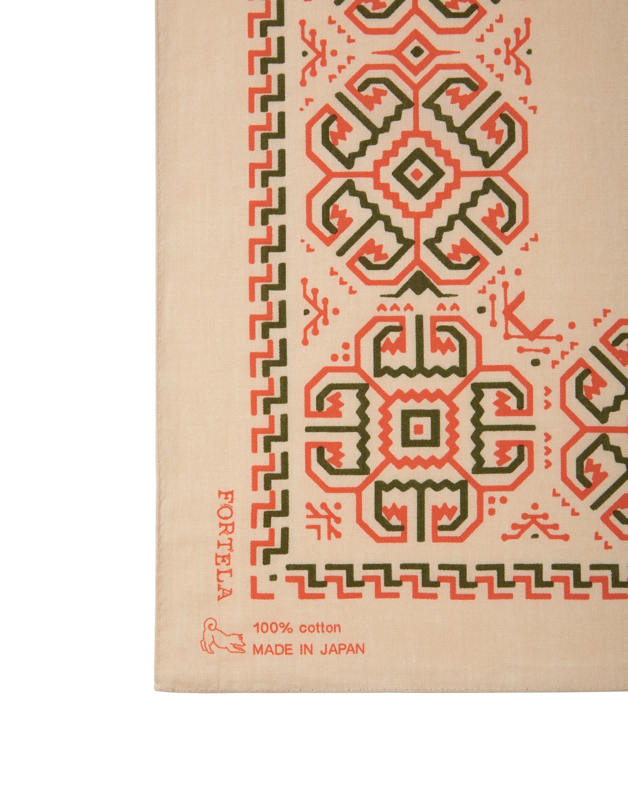 Bandana In Cotone con Stampa "Ikara"