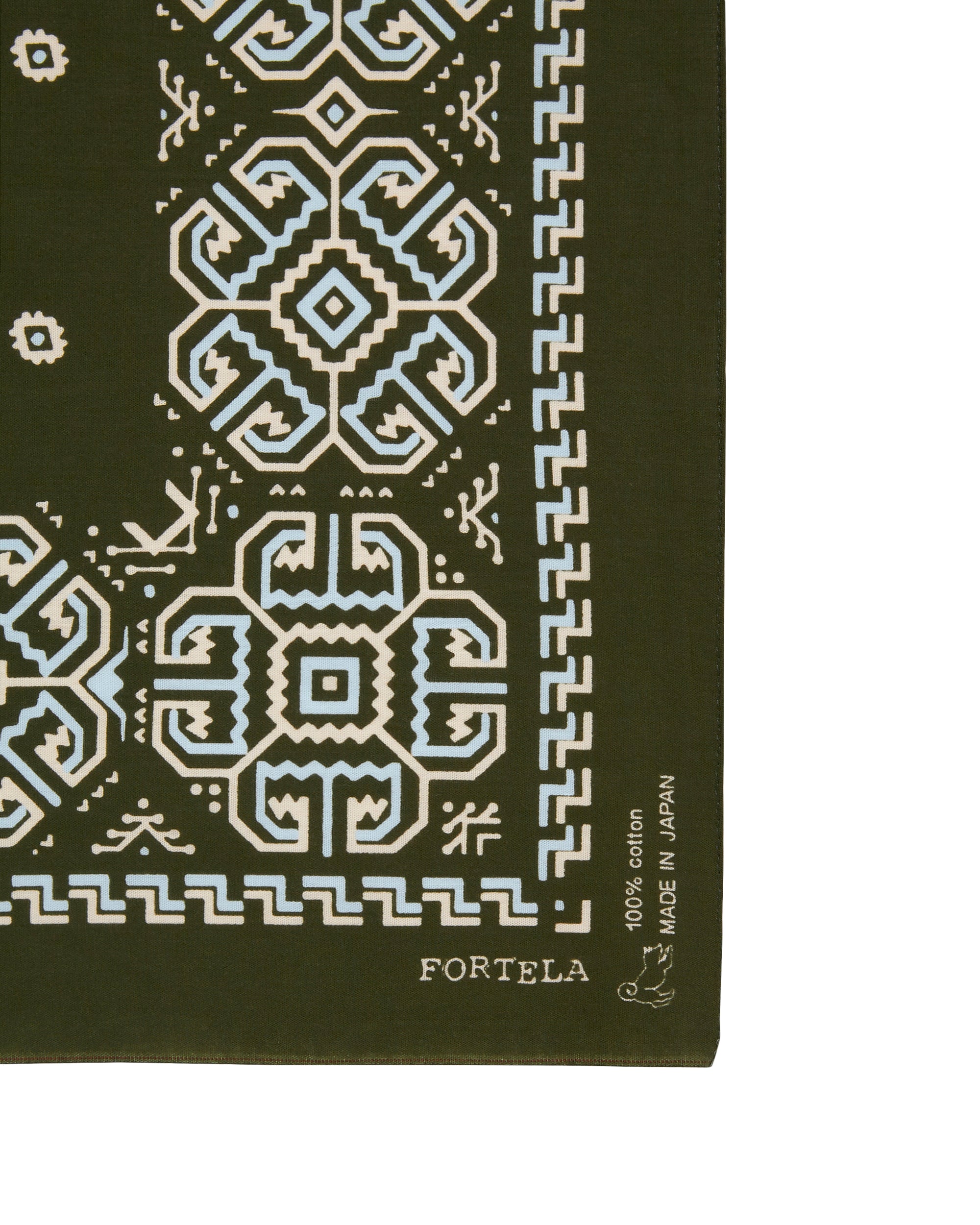 Bandana In Cotone con Stampa "Ikara"