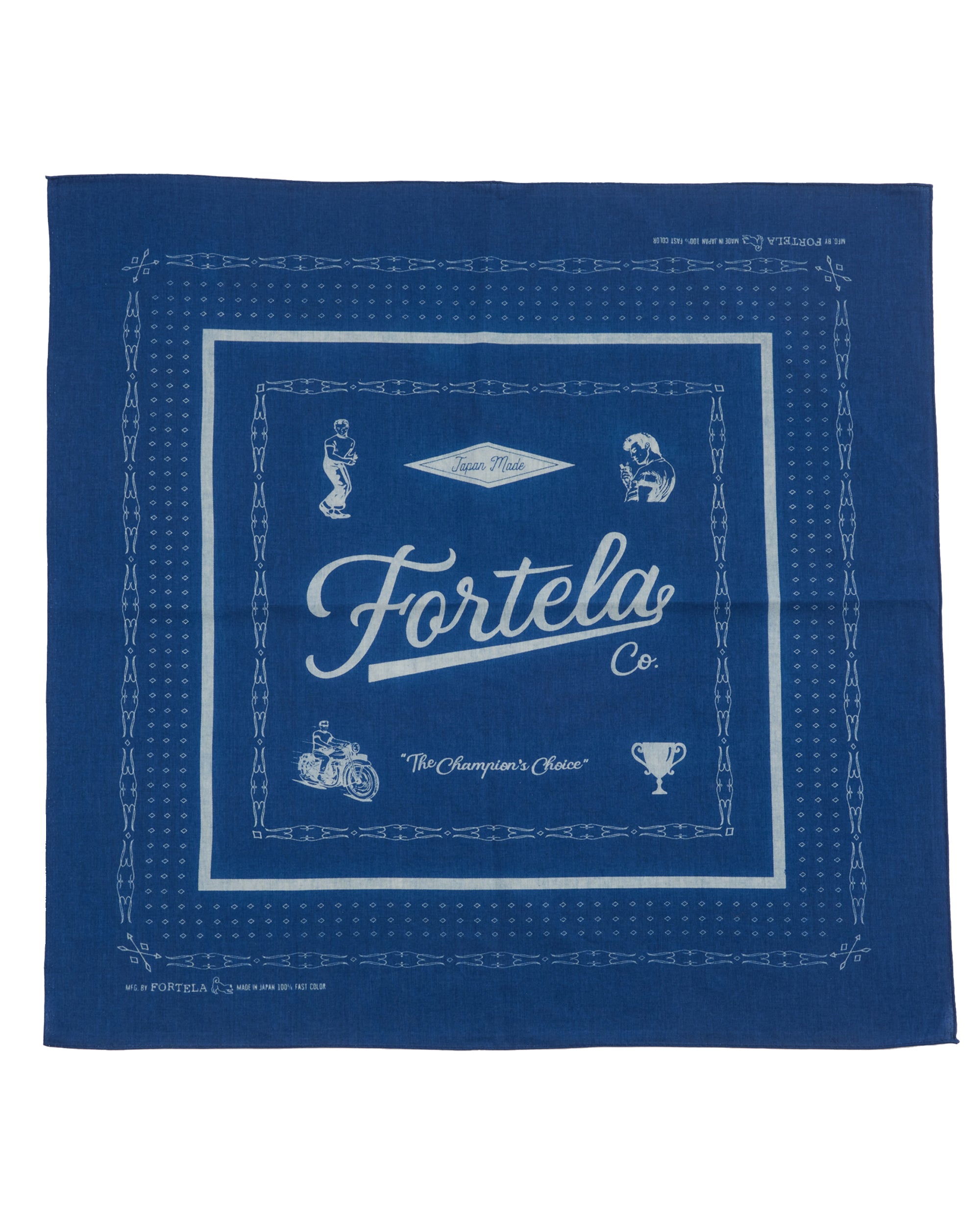 Bandana In Cotone con Stampa Logata