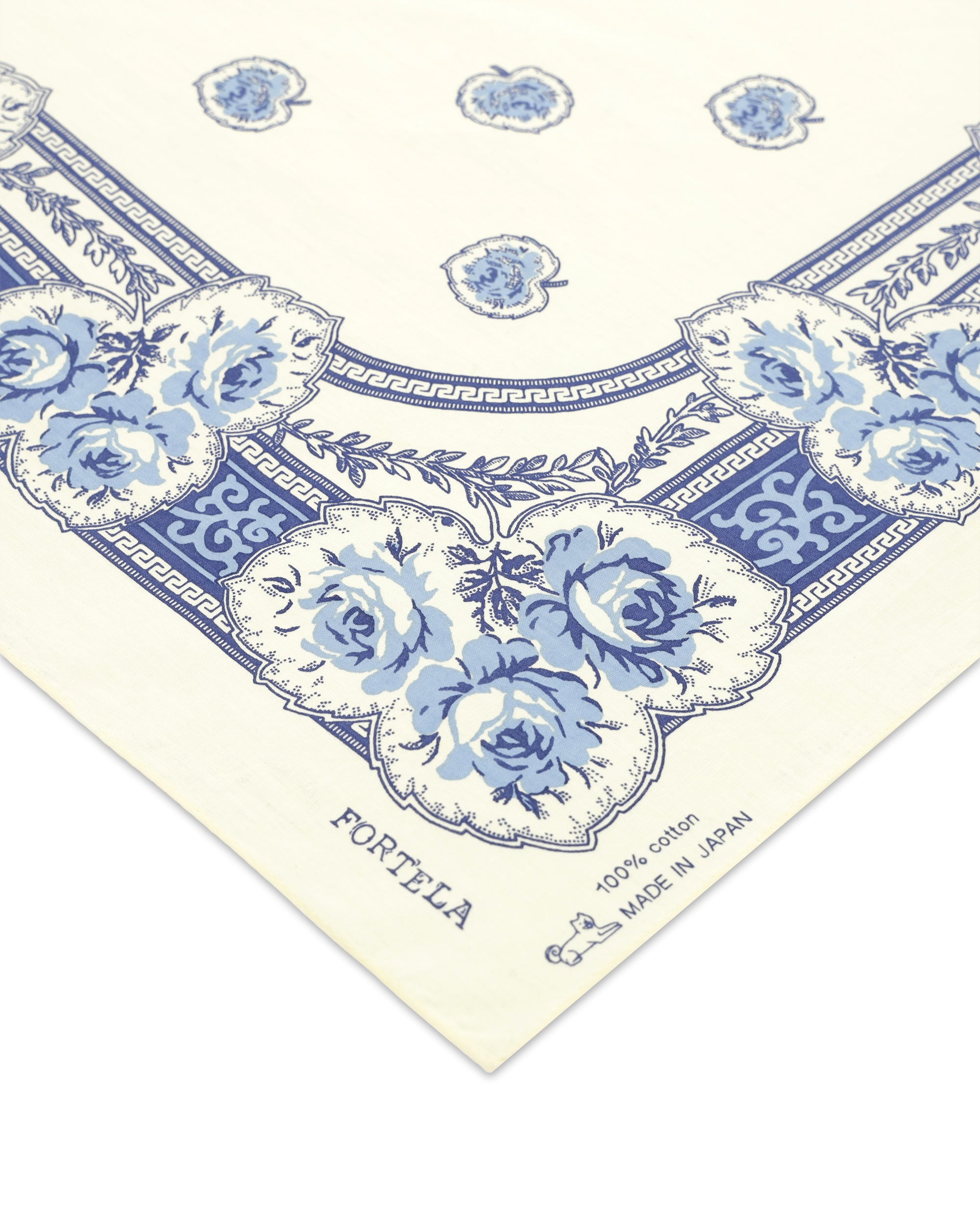 Bandana In Cotone con Stampa Floreale