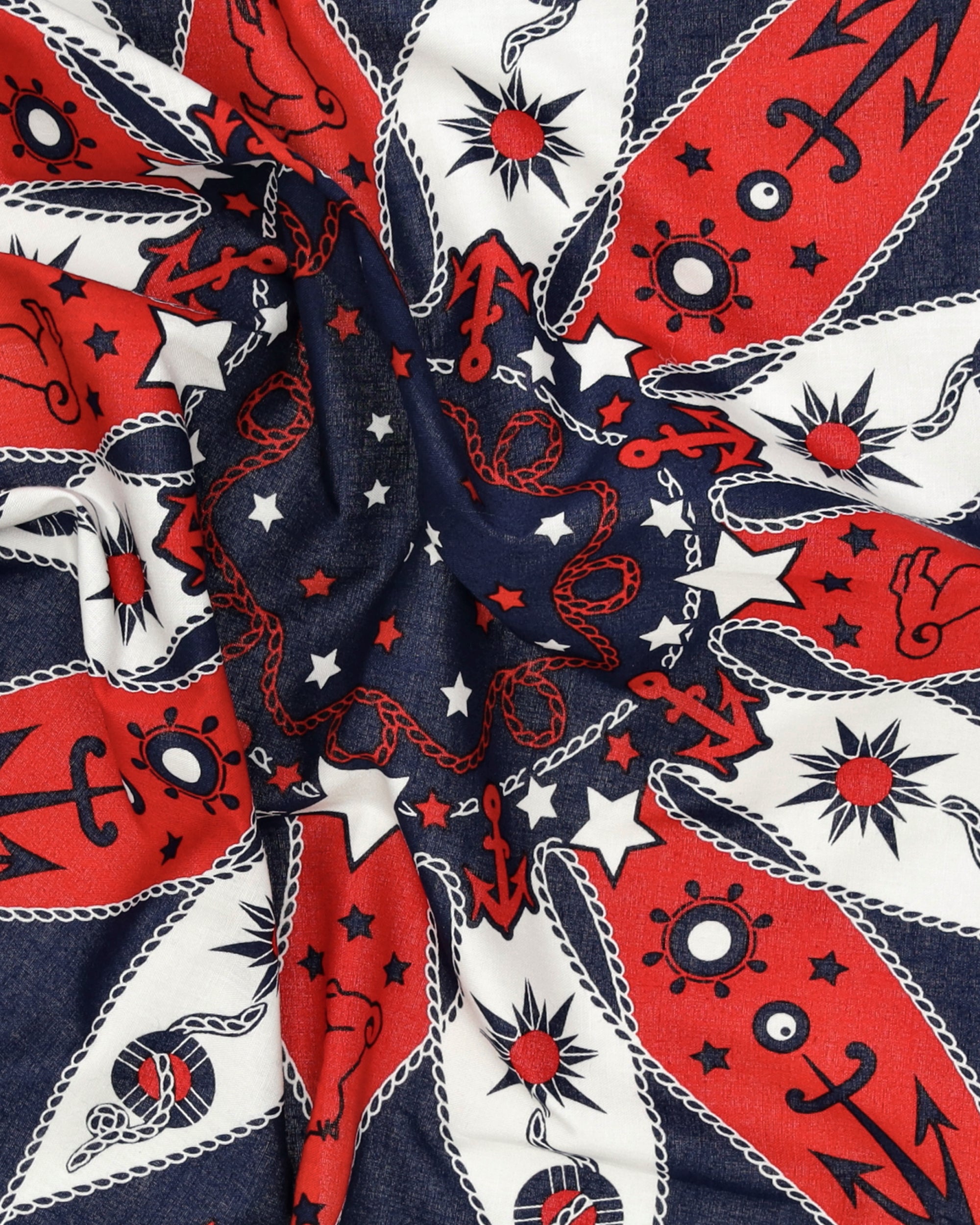 Bandana In Cotone con Stampa "Modse"