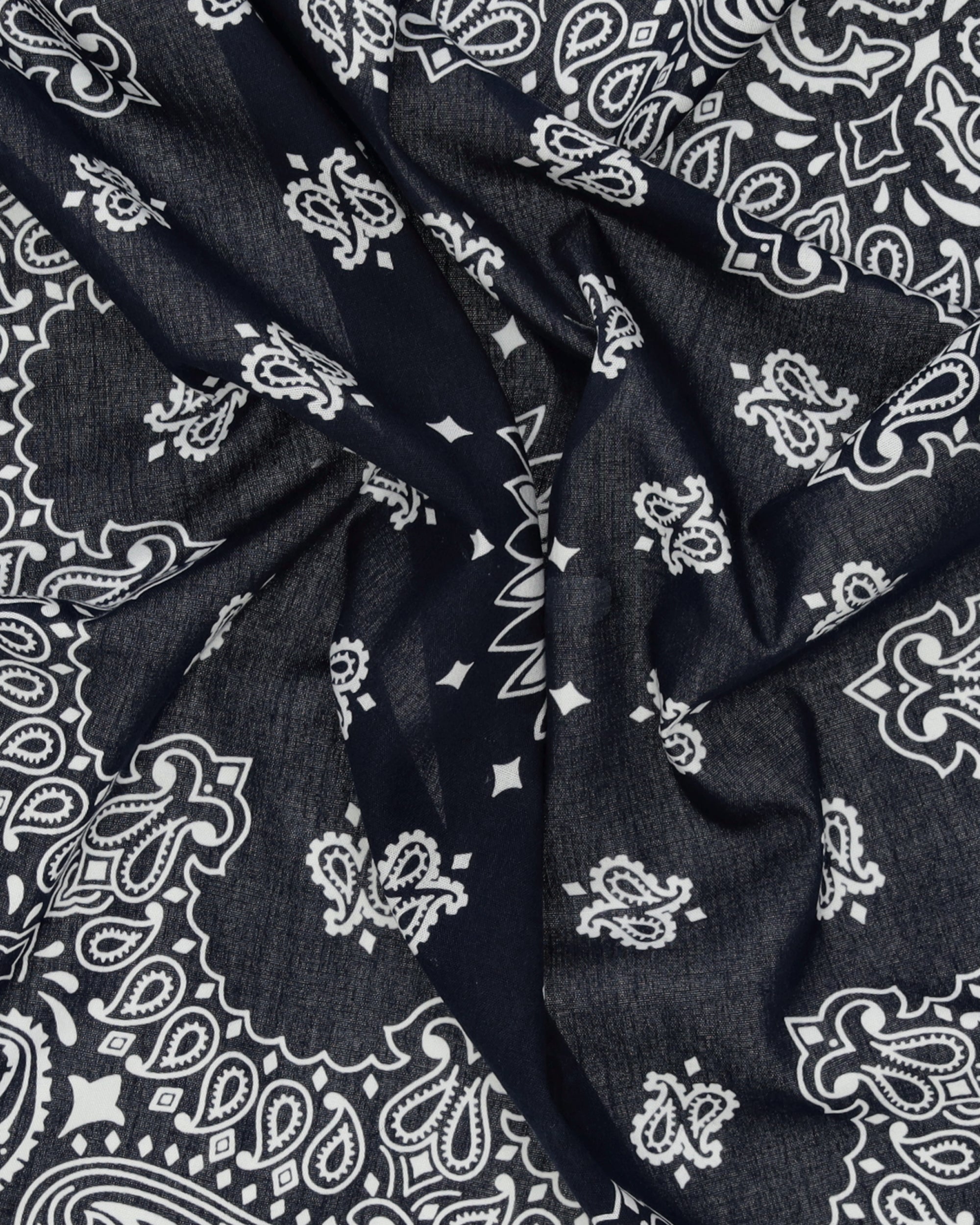 Bandana In Cotone con Stampa "Paisley"
