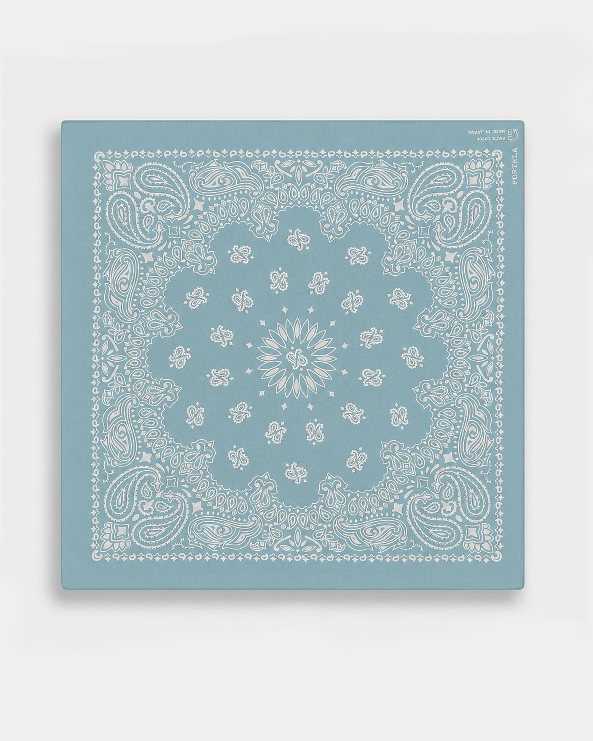 Bandana In Cotone con Stampa "Paisley"