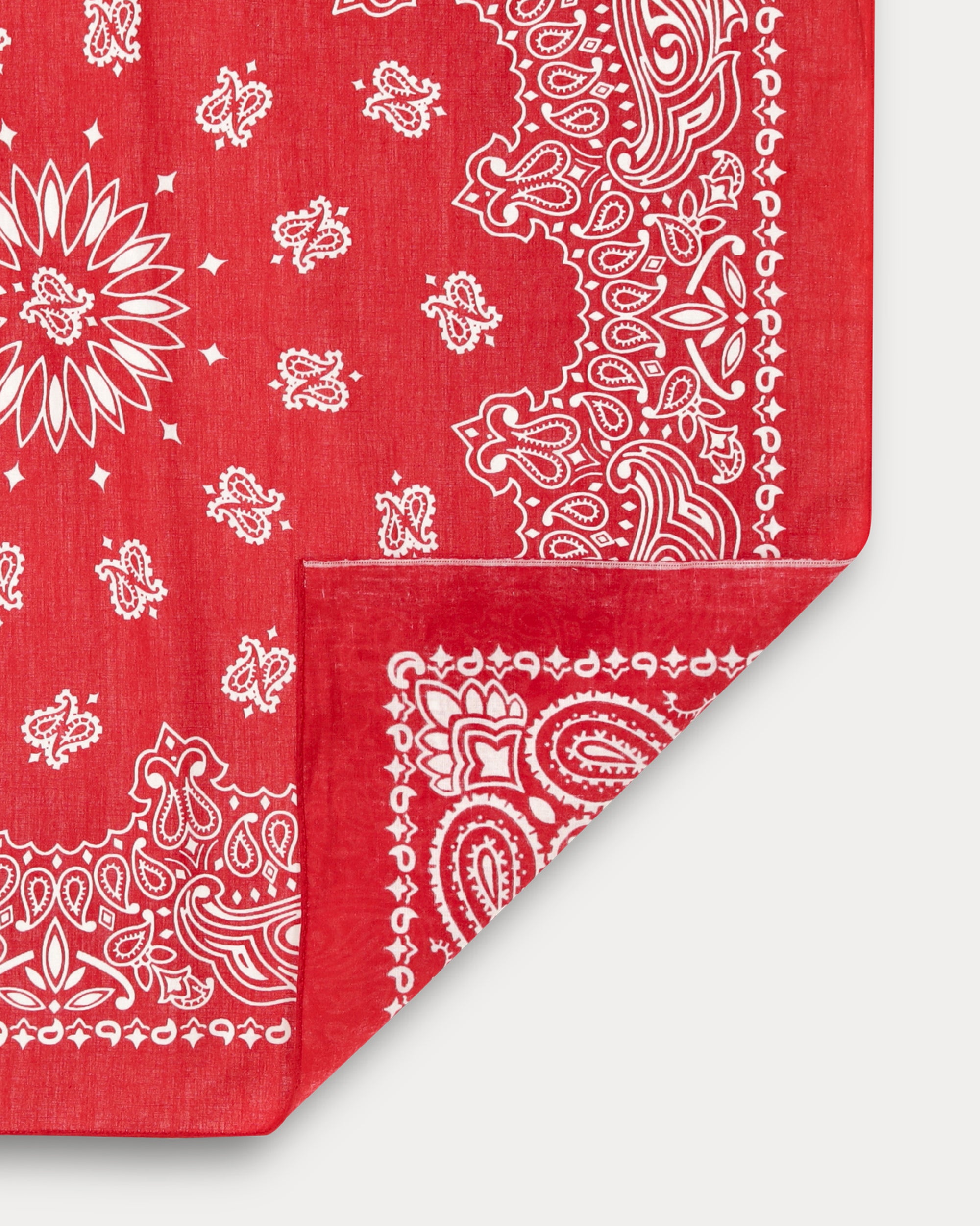Bandana In Cotone con Stampa "Paisley"