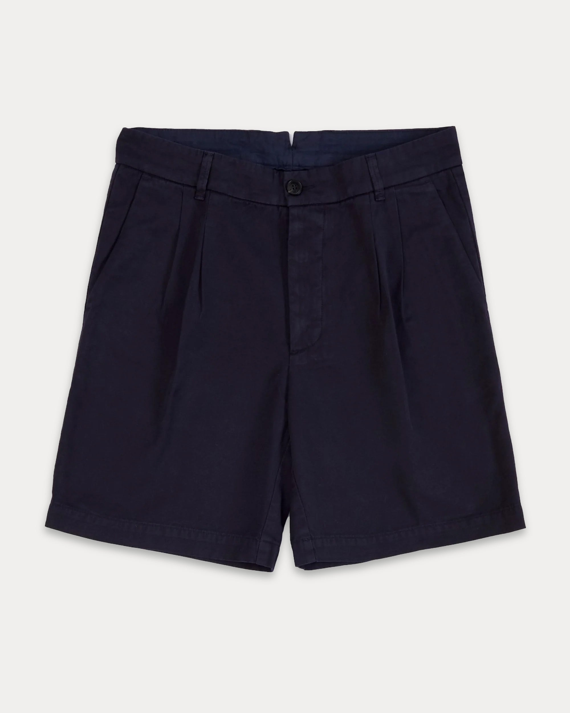 Beachshort Cotton Bermuda Shorts With Pleats