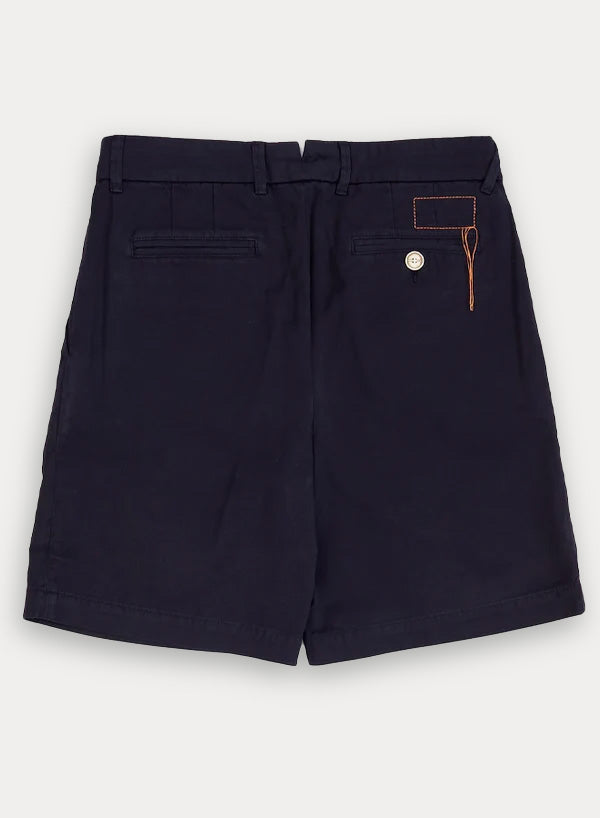 Beachshort Cotton Bermuda Shorts With Pleats