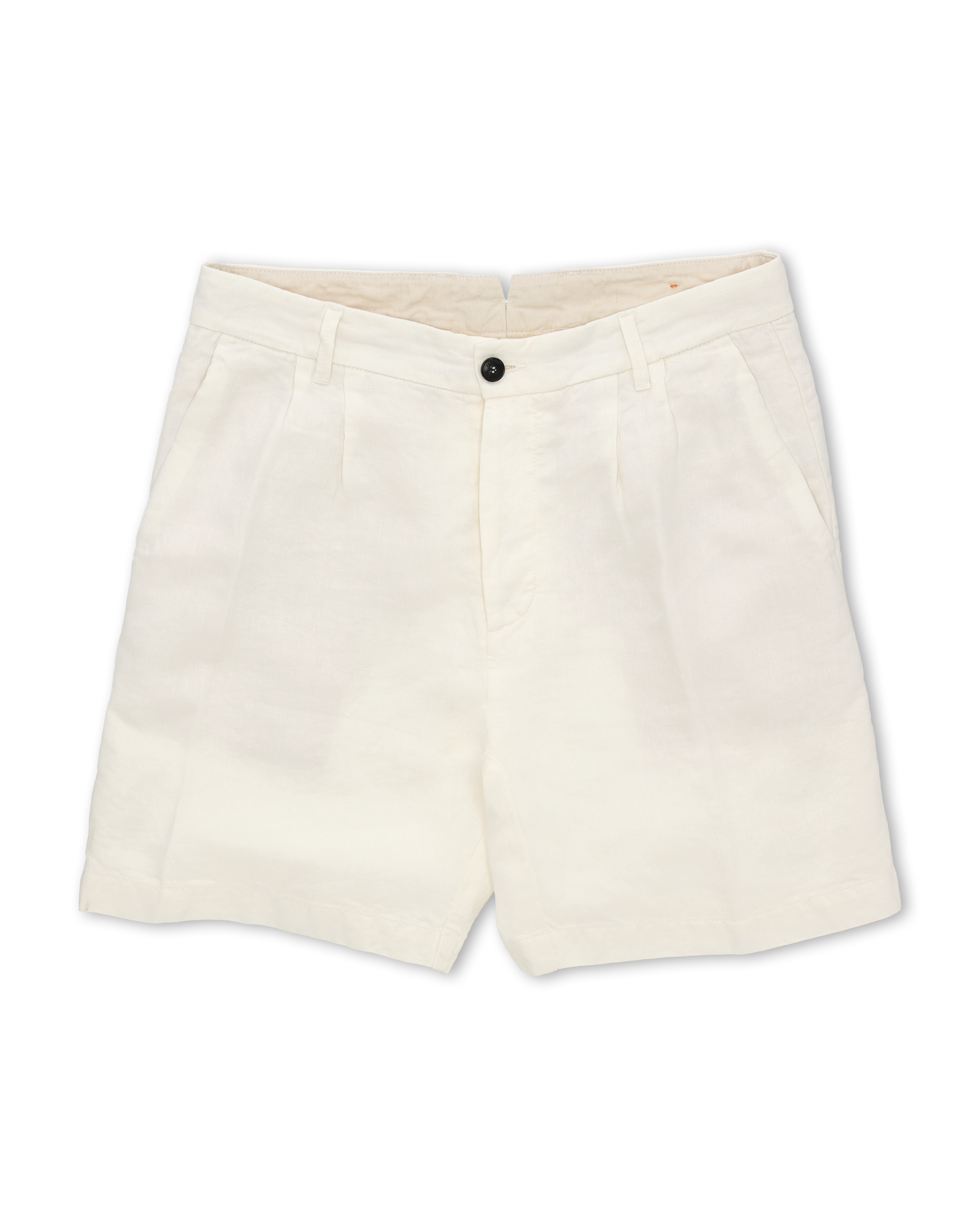 Beachshort Bermuda In Lino Con Pences