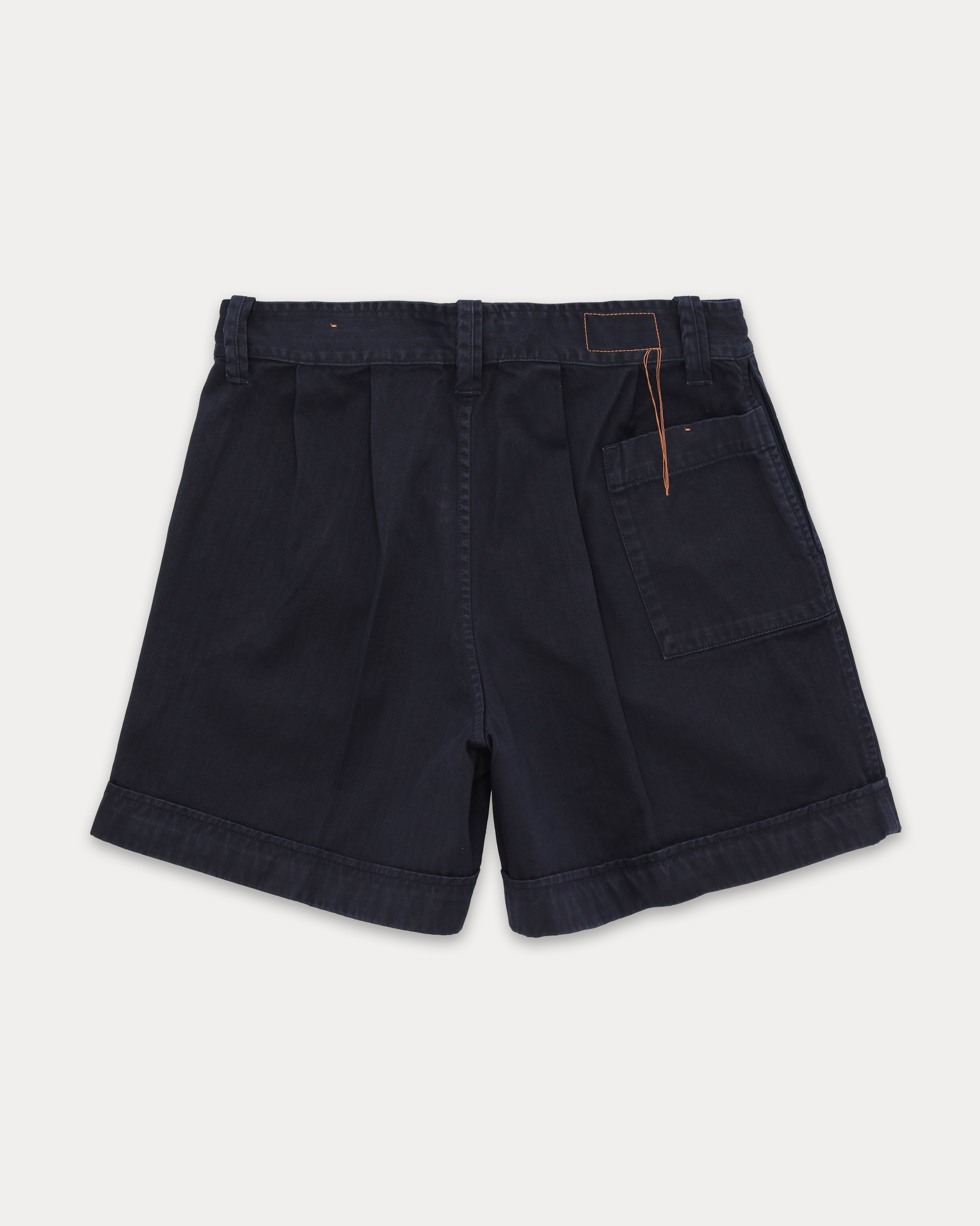 Bedford Bermuda In Herringbone Di Cotone