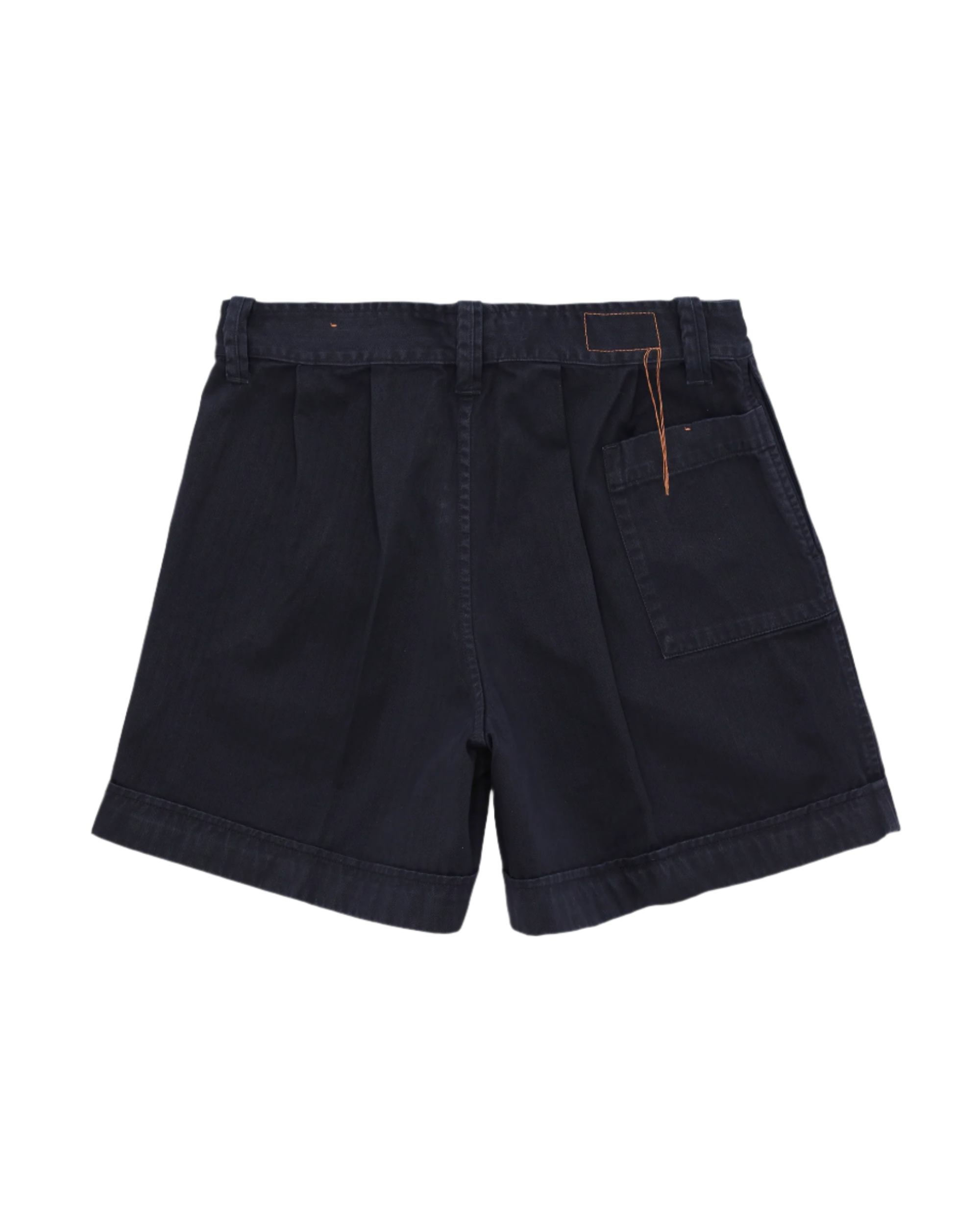 Bedford Bermuda In Herringbone Di Cotone