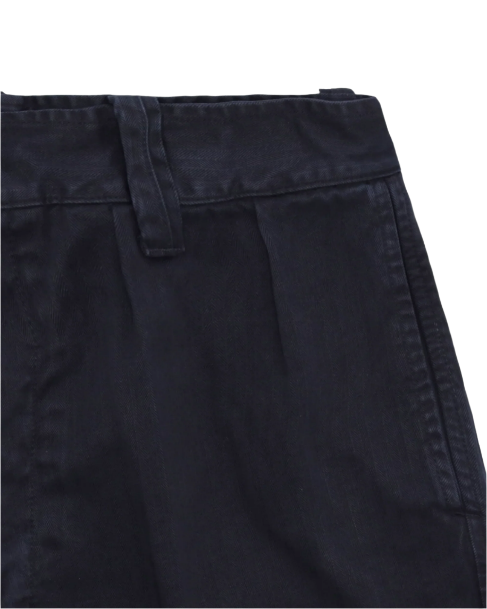 Bedford Bermuda In Herringbone Di Cotone