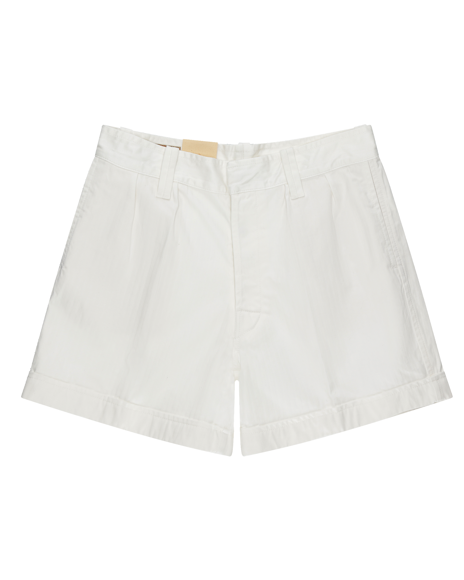 Bedford Bermuda In Herringbone Di Cotone