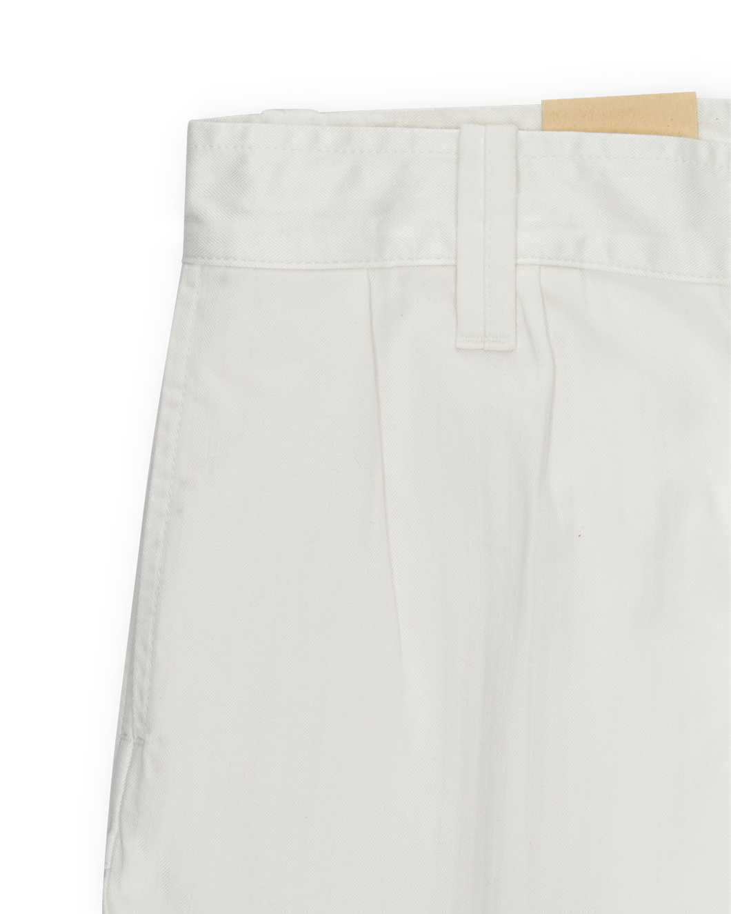 Bedford Bermuda In Herringbone Di Cotone