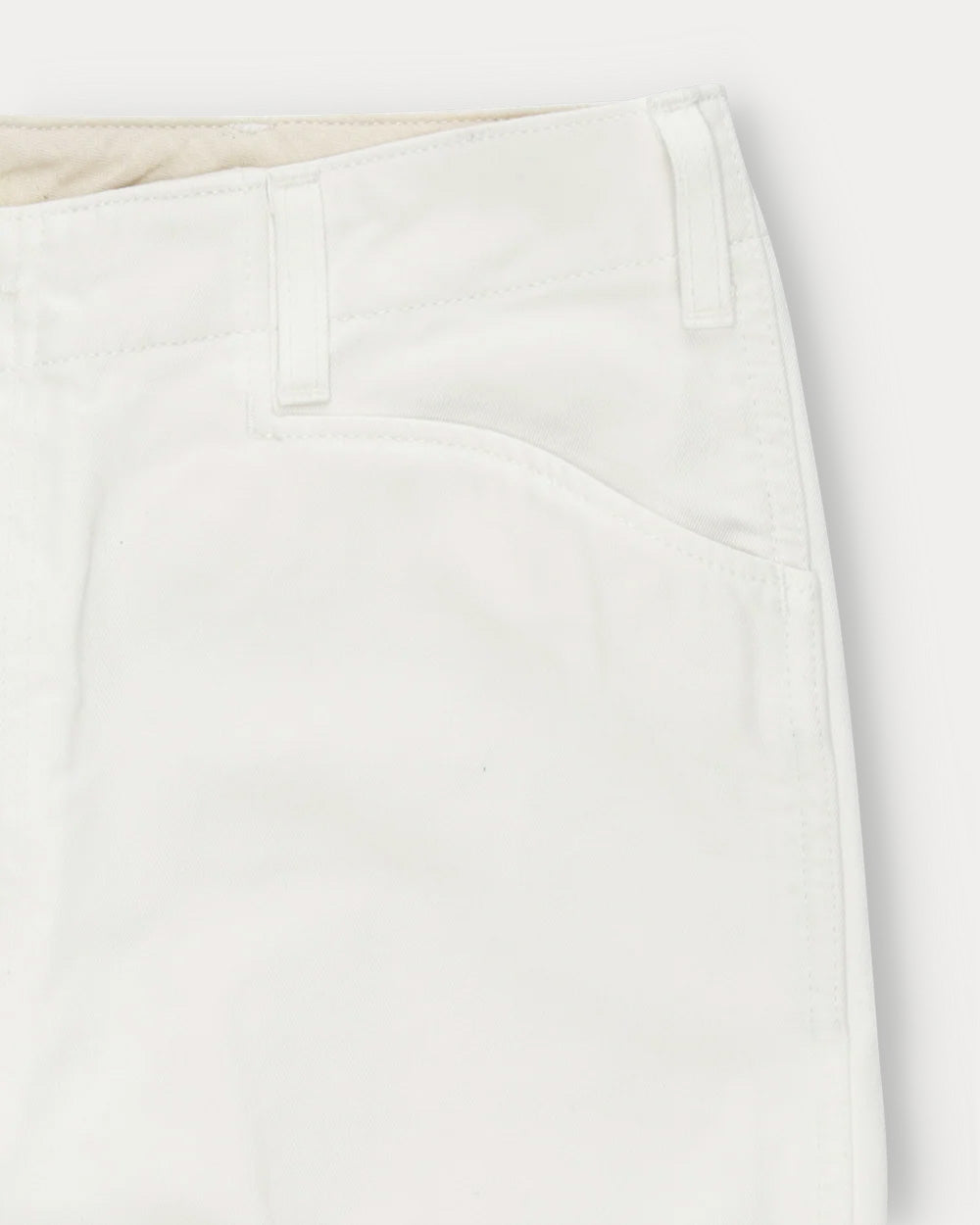 Ben Pantaloni Chino In Gabardine di Cotone Pesante