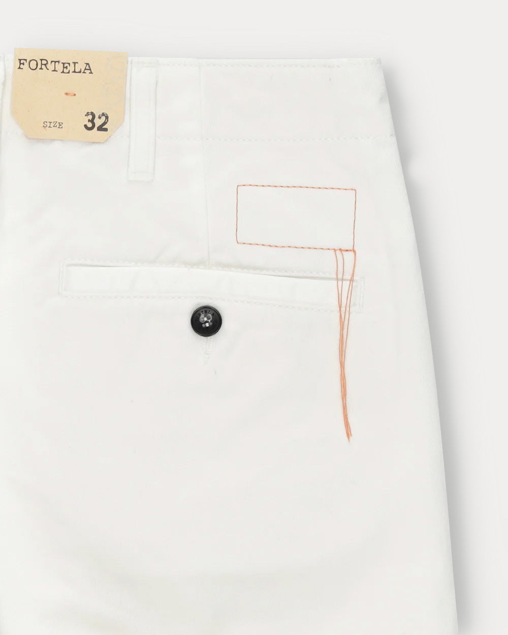 Ben Pantaloni Chino In Gabardine di Cotone Pesante