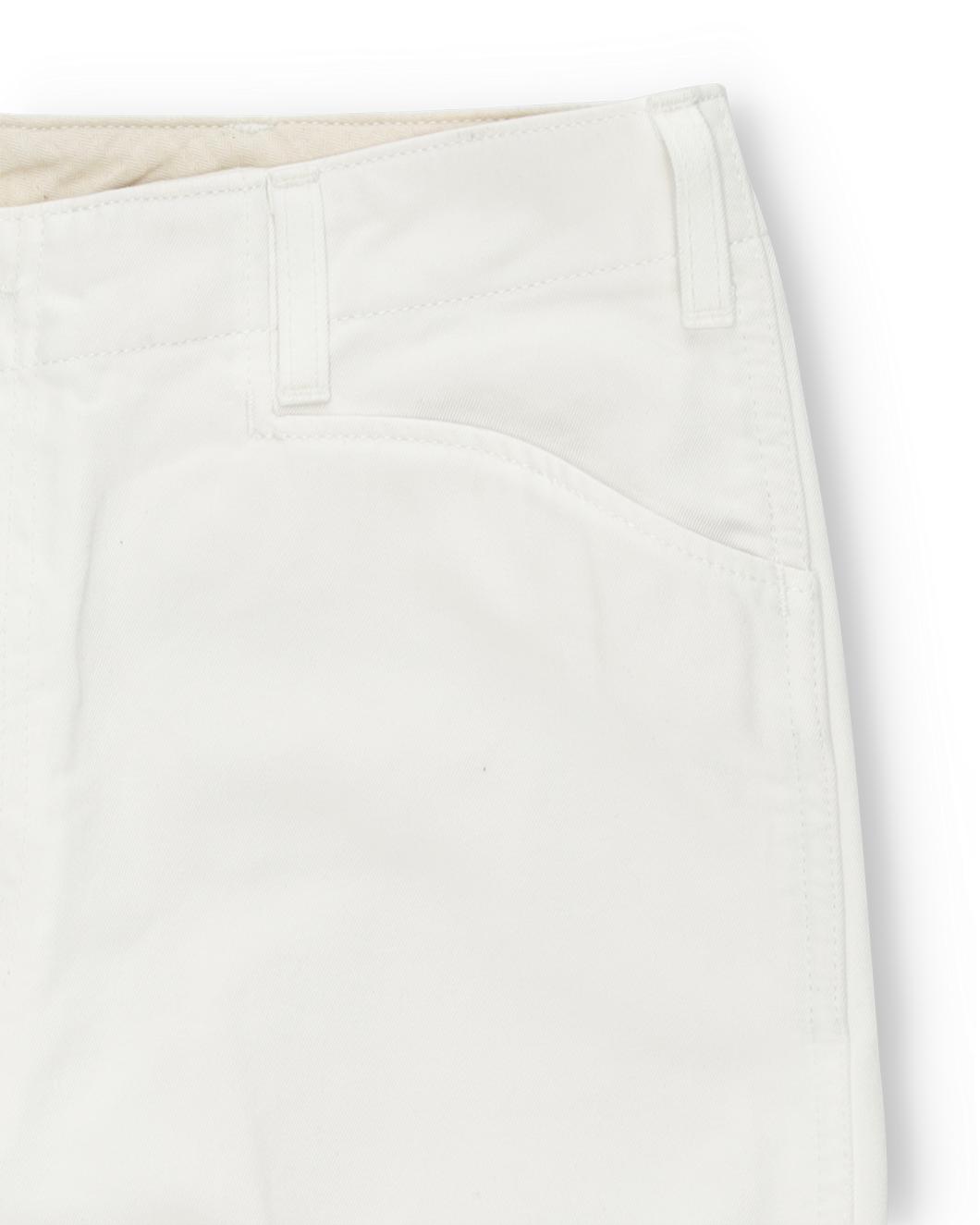 Ben Pantaloni Chino In Gabardine di Cotone Pesante
