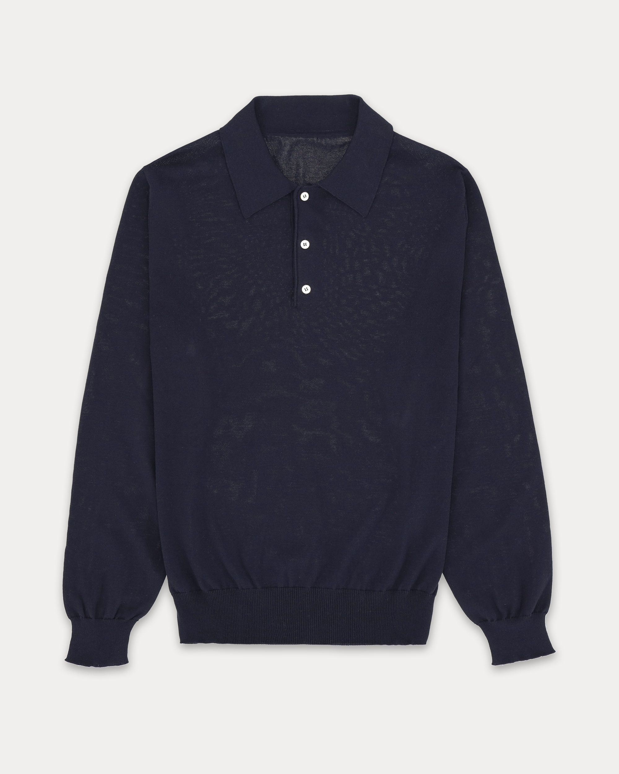 Bennet Long Sleeve Cotton Polo